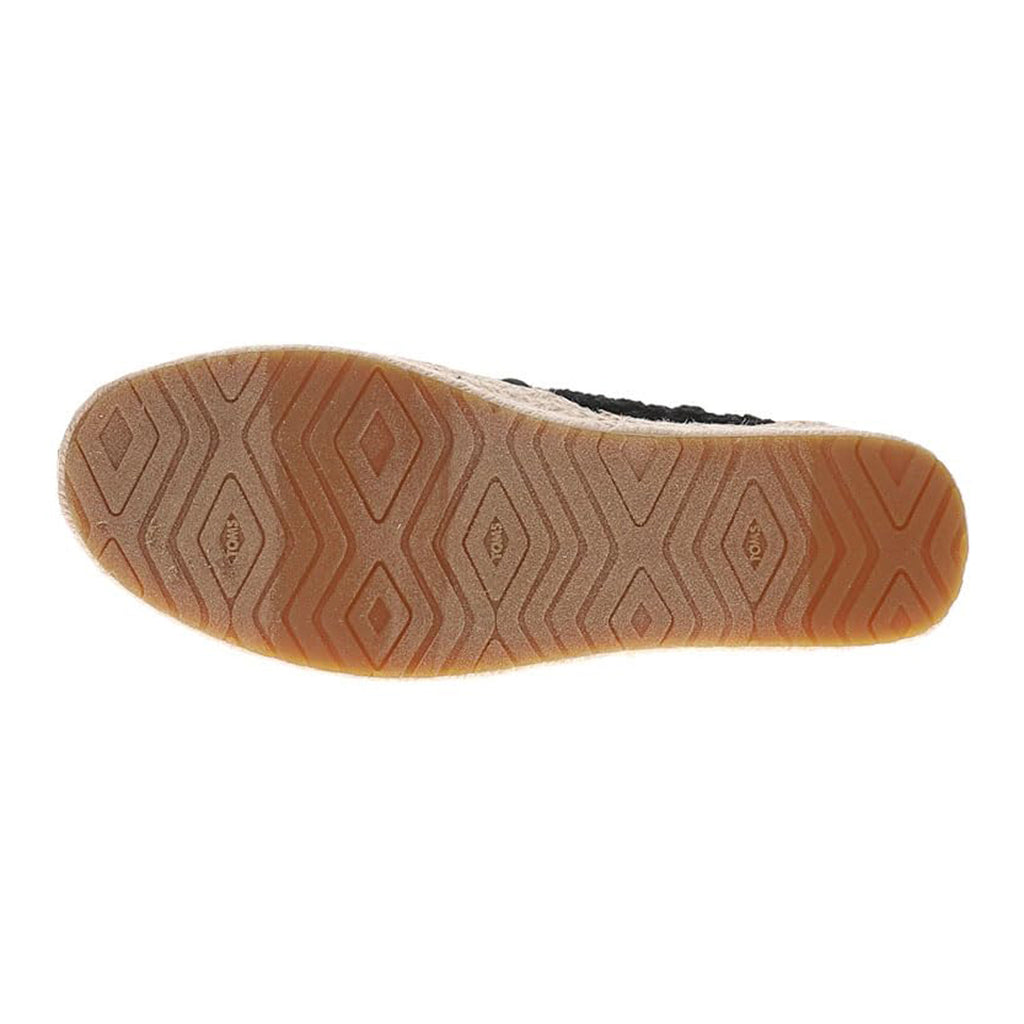Women's TOMS Valencia Slip-On BLACK CROCHET 10023046