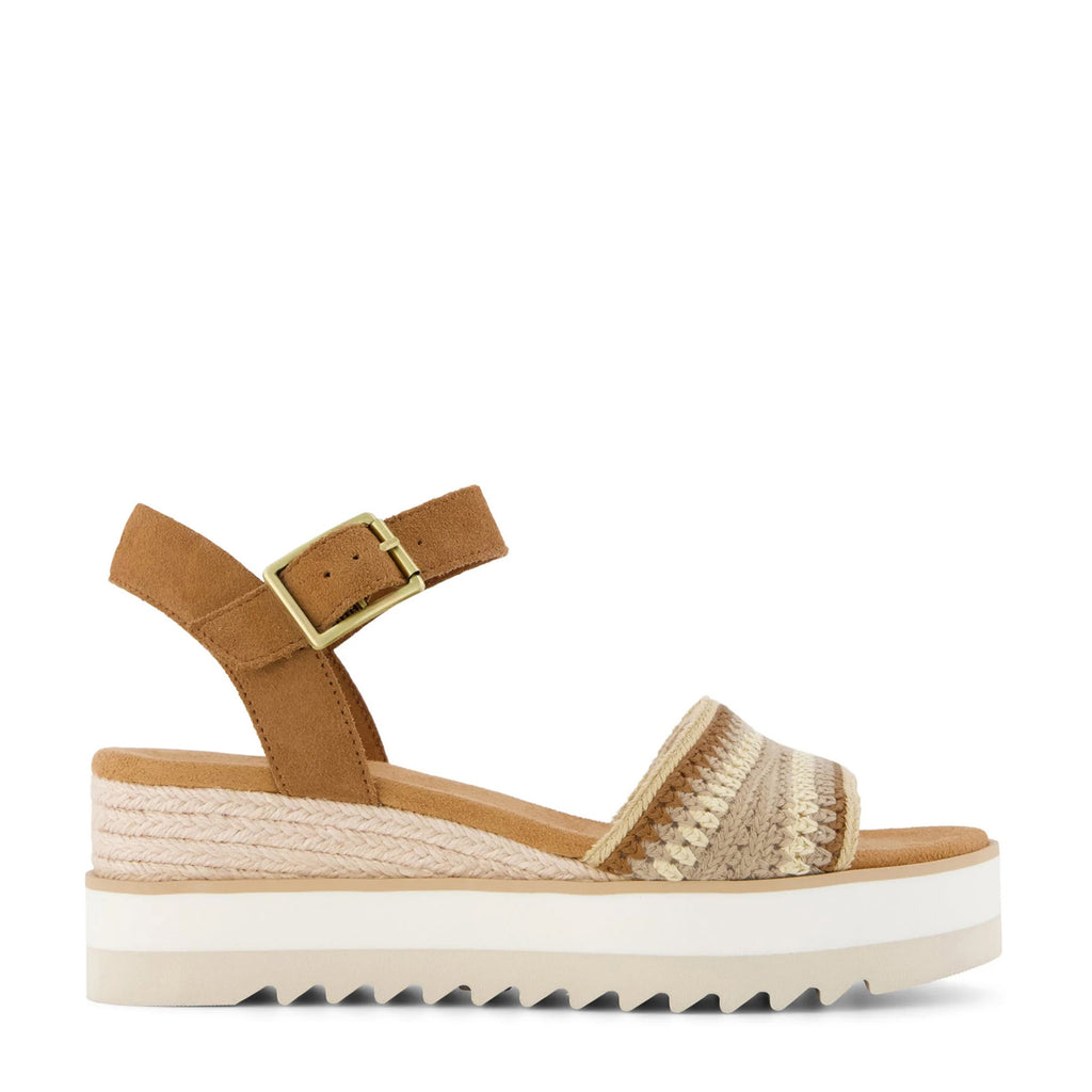 Women's TOMS Diana Sandal ALMOND MULTI CROCHET 10023071