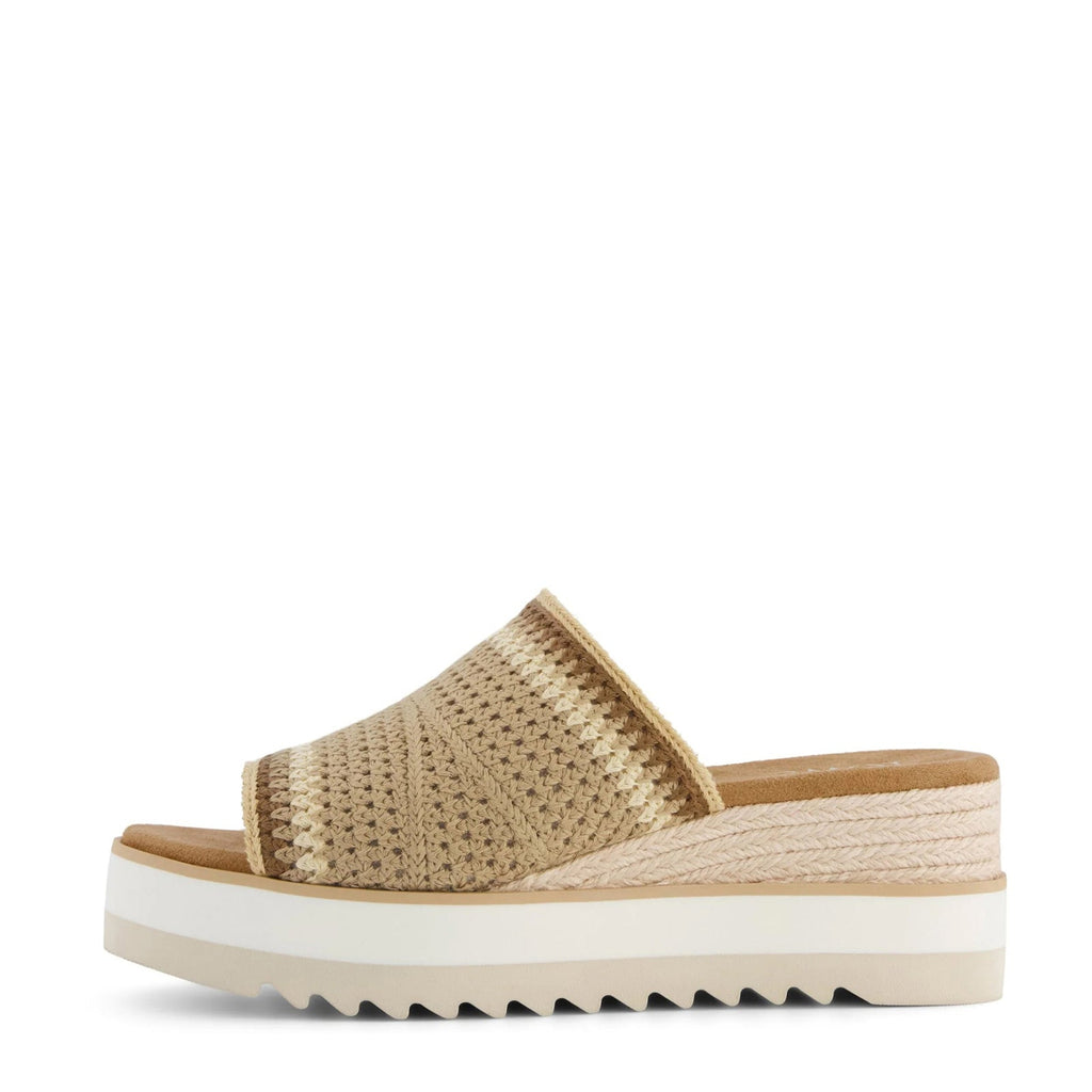 Women's TOMS Diana Mule Sandal ALMOND MULTI CROCHET 10023079