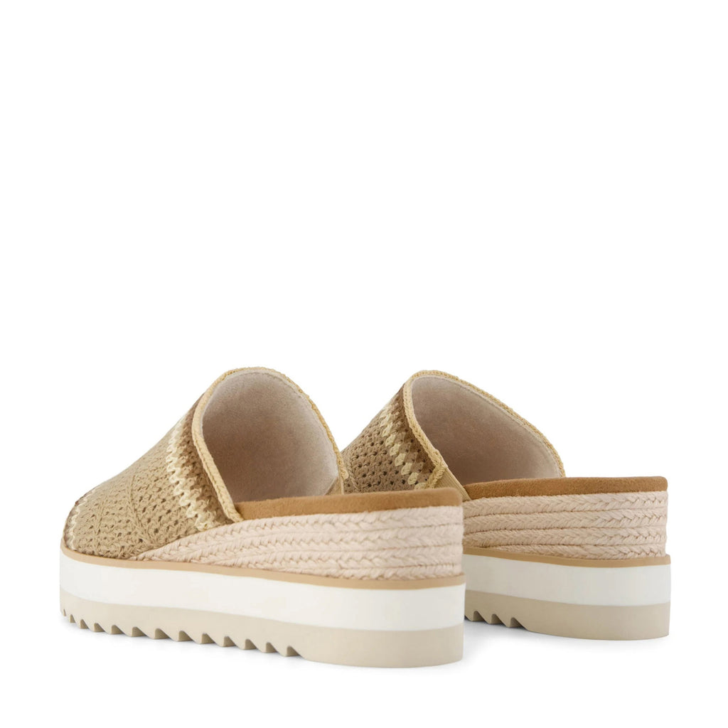 Women's TOMS Diana Mule Sandal ALMOND MULTI CROCHET 10023079
