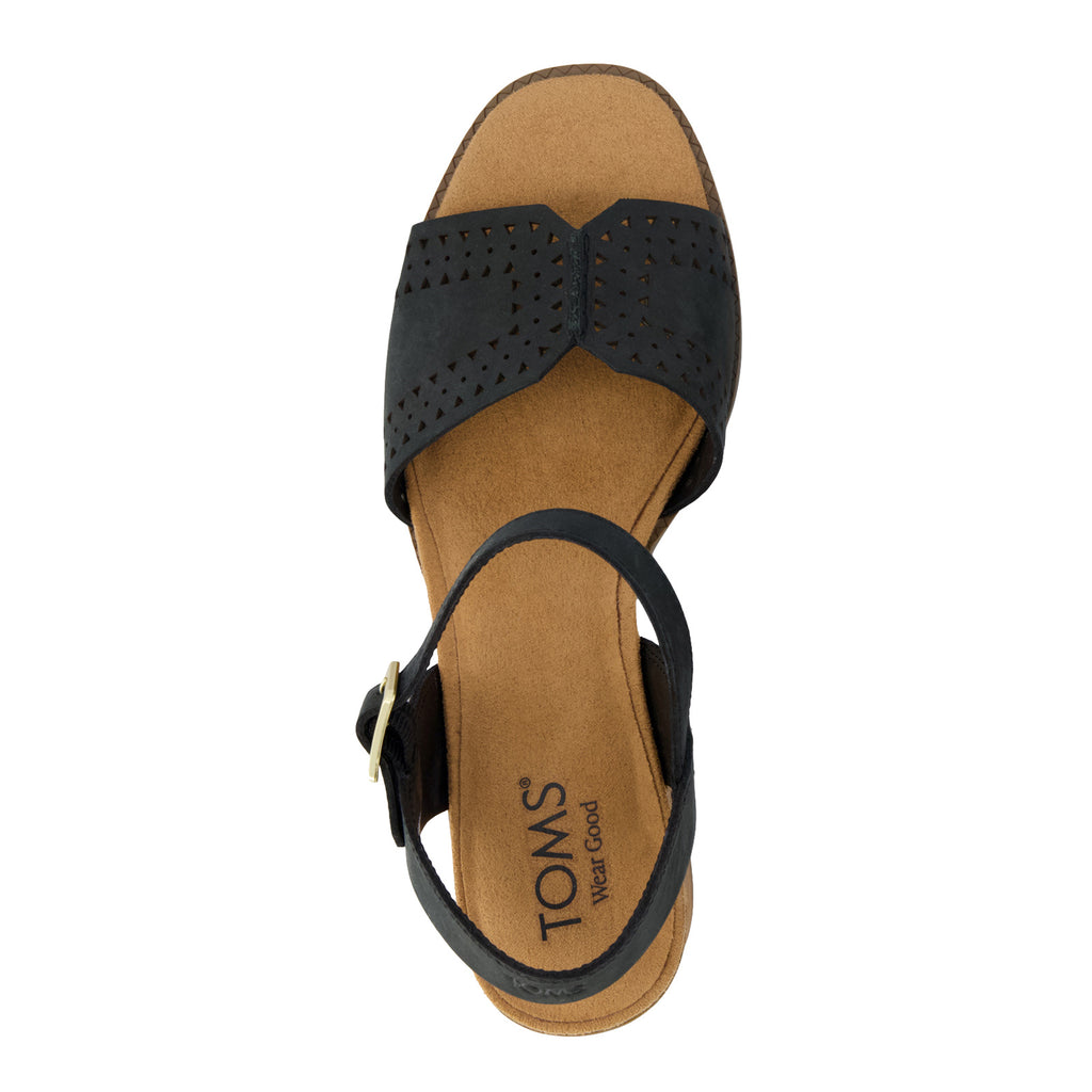 Women's TOMS Eloise Sandal BLACK 10023146