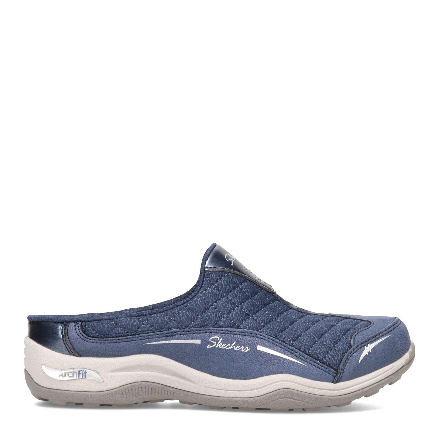 Peltz Shoes  Women's Skechers Relaxed Fit: Arch Fit - Commute Clog Navy 100322-NVY