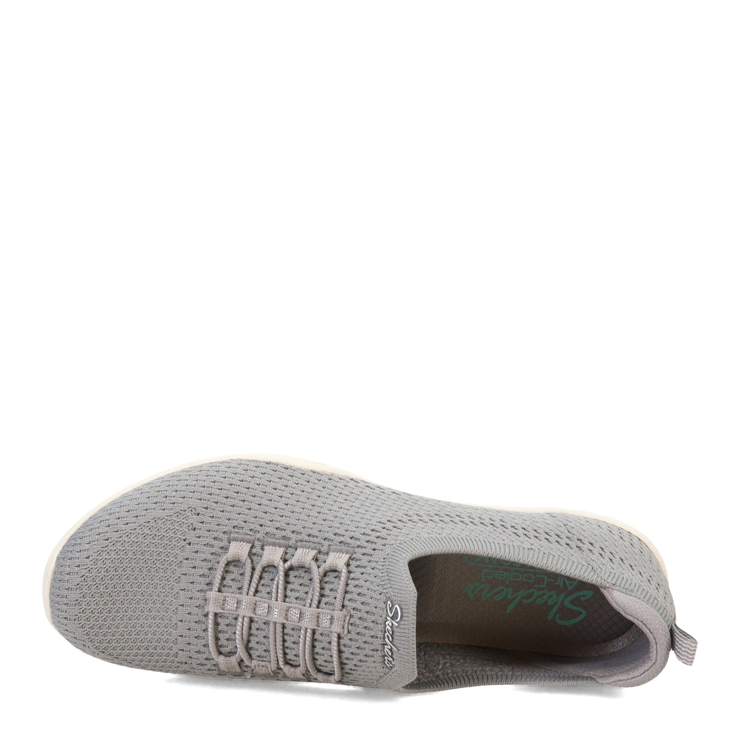 Peltz Shoes  Women's Skechers Active Newbury St Starlight Stroll Sneaker Grey 100431-GRY
