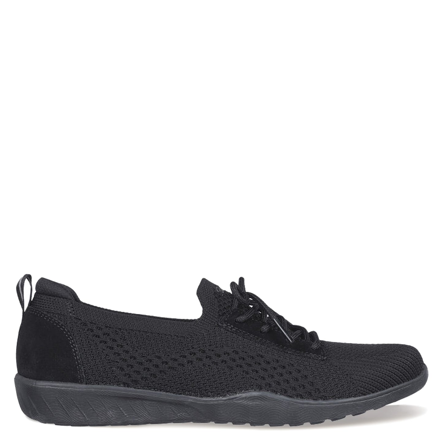 Peltz Shoes  Women's Skechers Newbury St – Casually Sneaker BLACK 100434-BBK