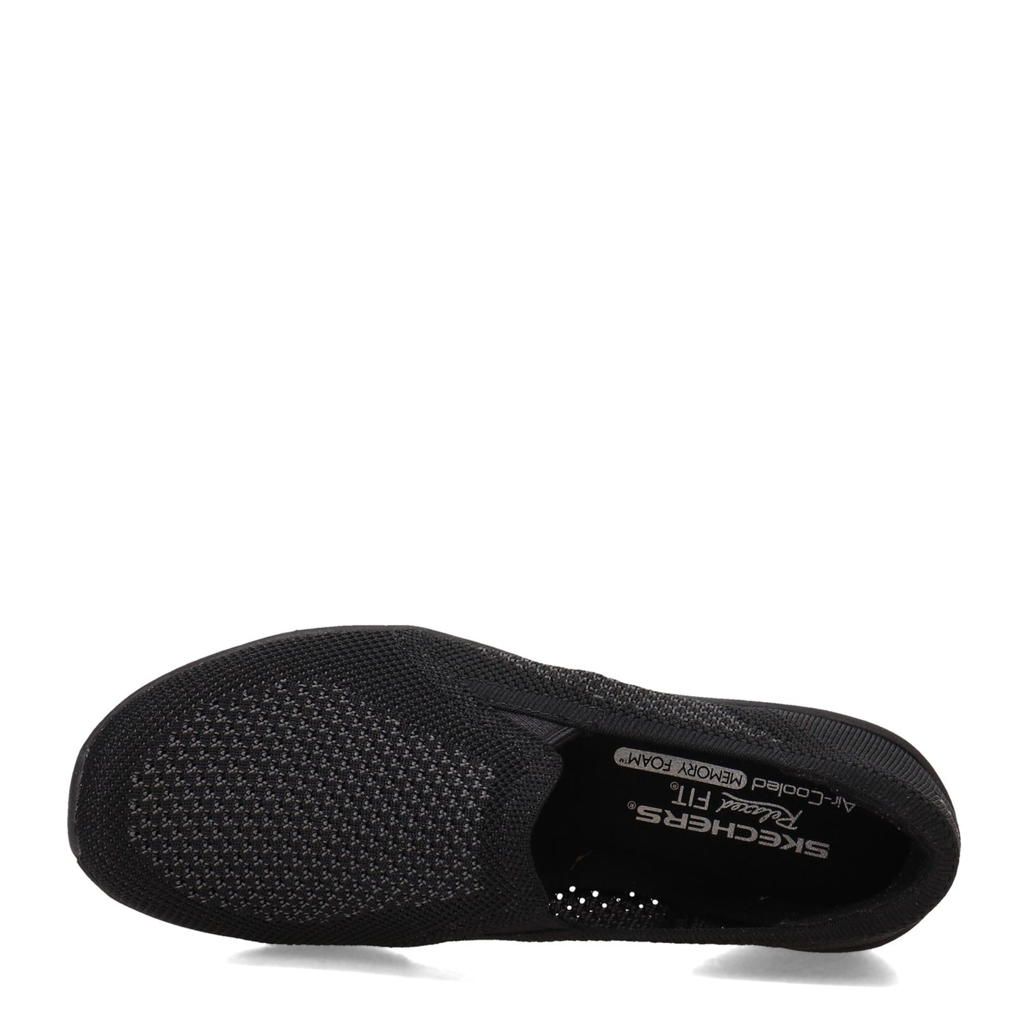 Peltz Shoes  Women's Skechers Relaxed Fit: Up-Lifted - New Rules Slip-On BLACK 100454-BBK