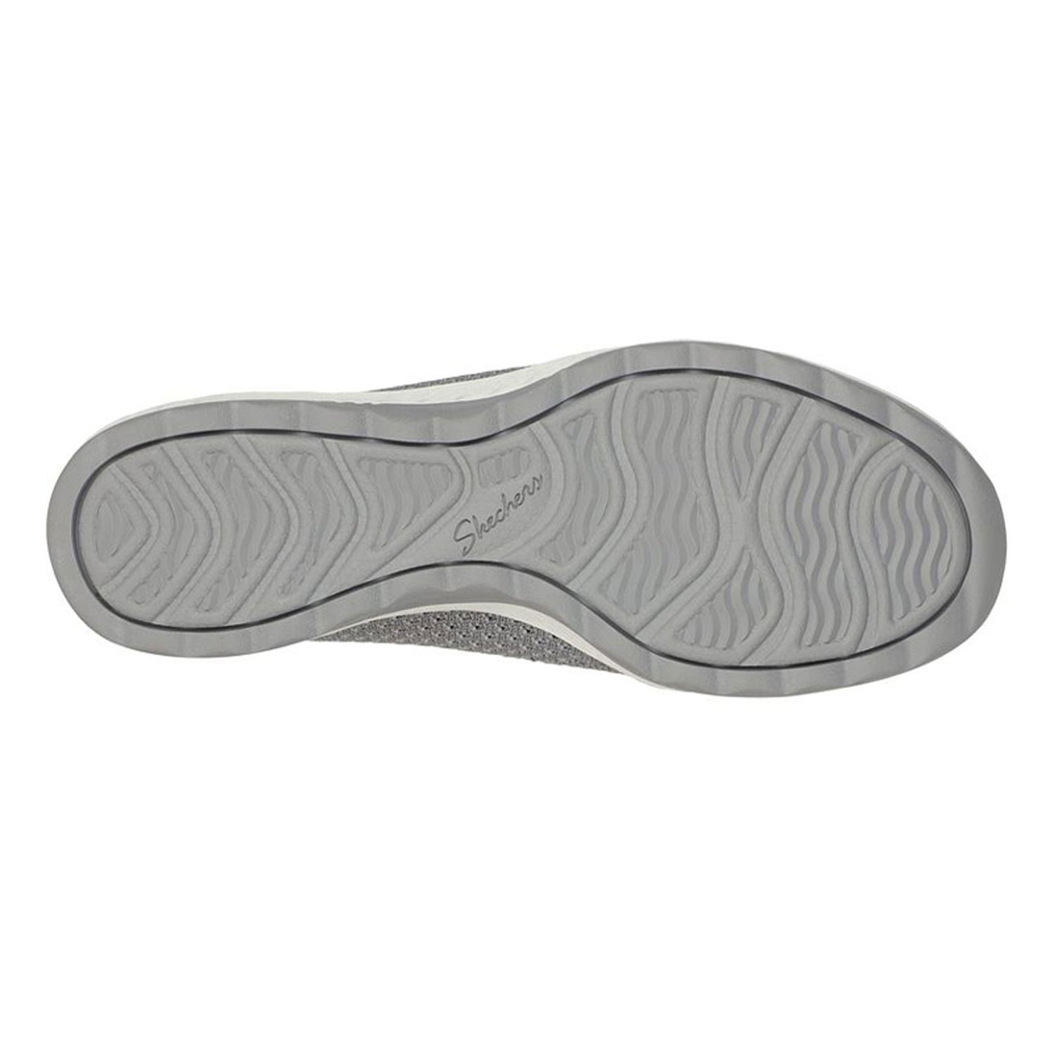 Peltz Shoes  Women's Skechers Relaxed Fit: Up-Lifted - New Rules Slip-On GREY 100454-GRY