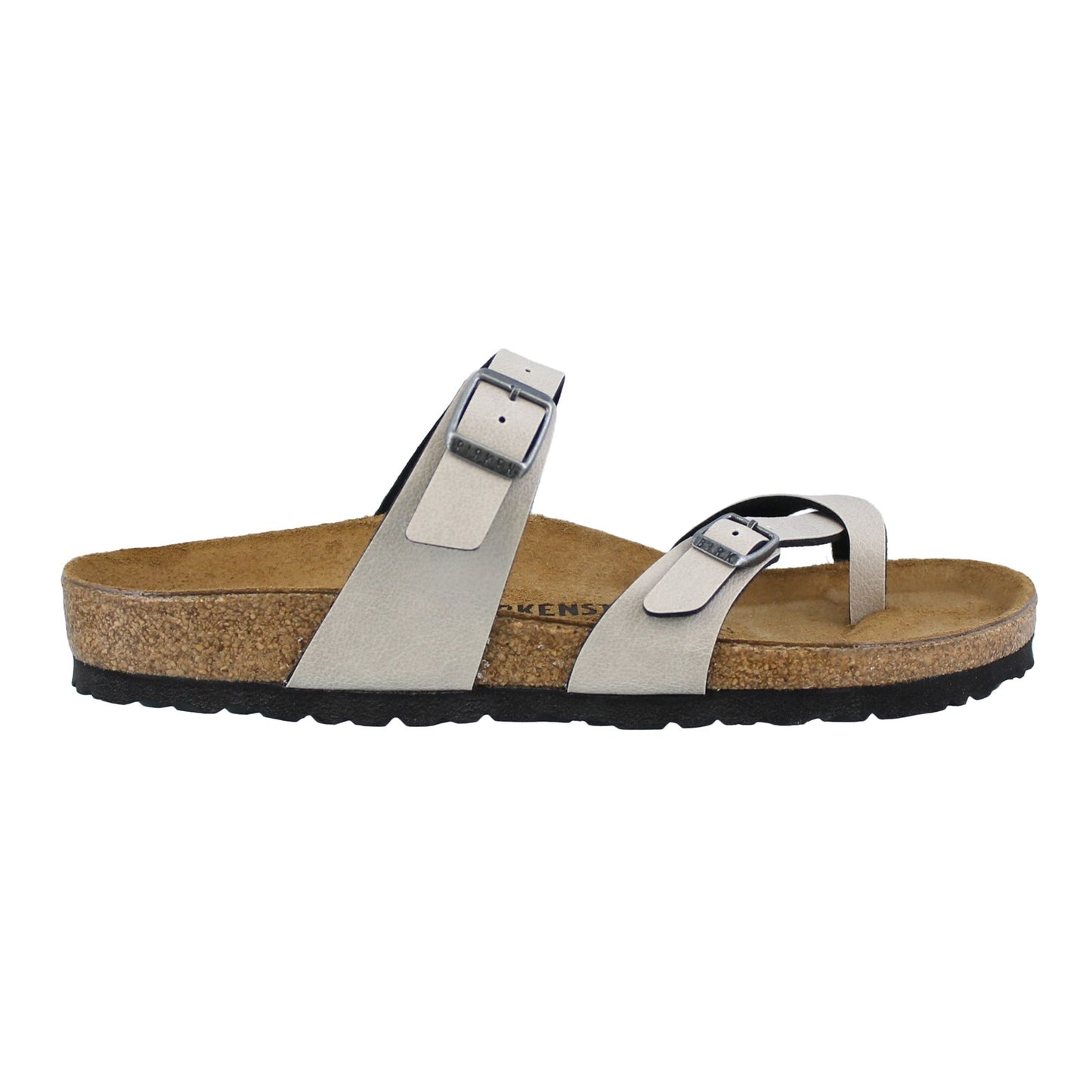Peltz Shoes  Women's Birkenstock Mayari Sandal - Narrow Width STONE 1005 056 R