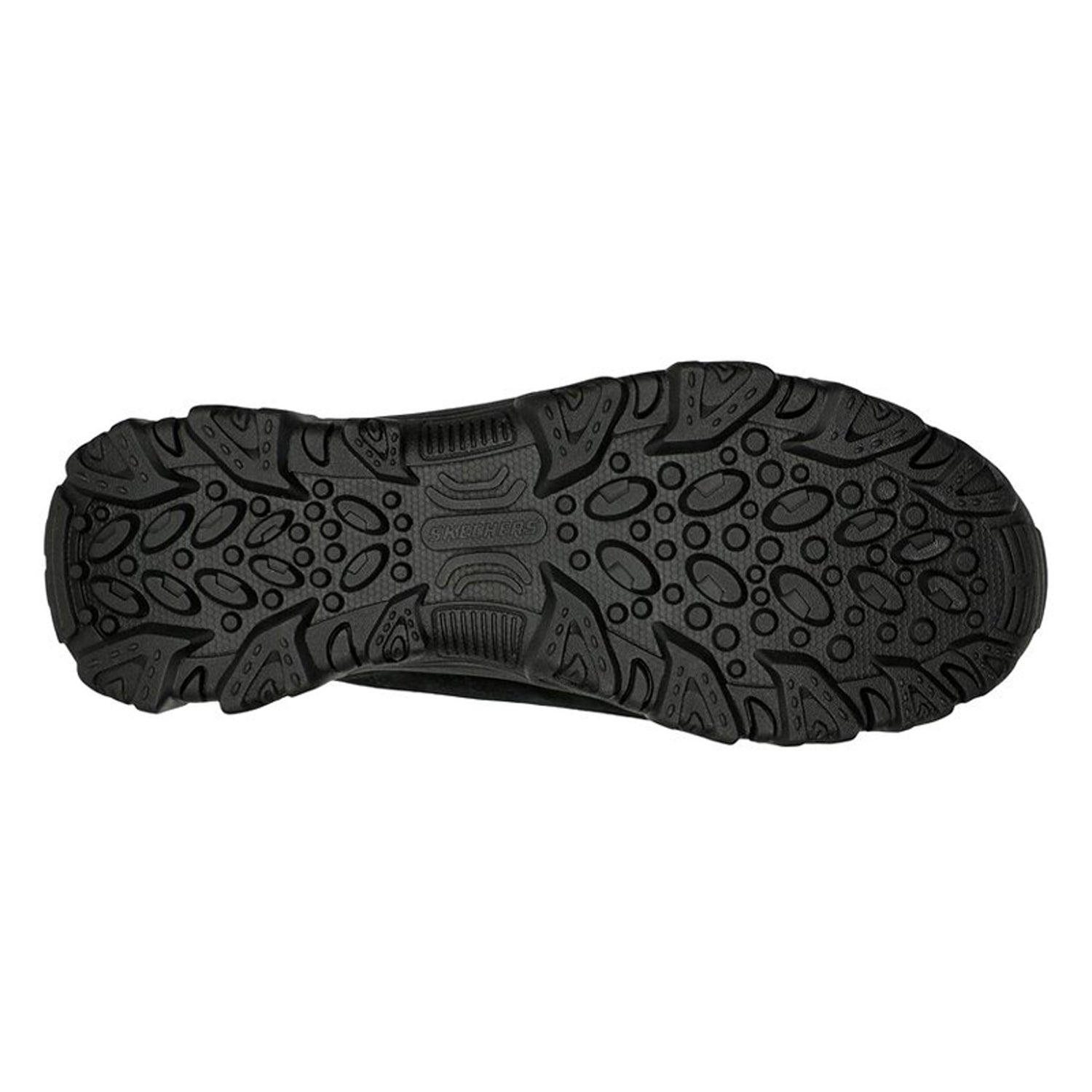 Peltz Shoes  Women's Skechers Relaxed Fit: Arch Fit Compulsions - Mementos Boot BLACK 100552-BBK