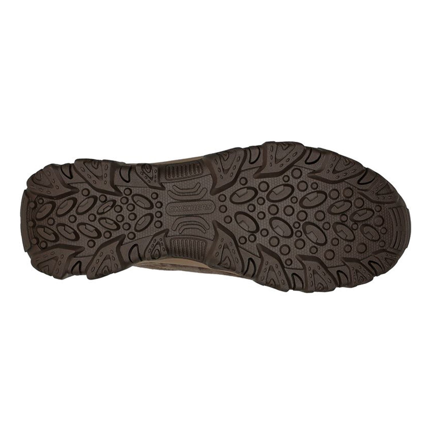 Peltz Shoes  Women's Skechers Relaxed Fit: Arch Fit Compulsions - Mementos Boot Chocolate 100552-CHOC