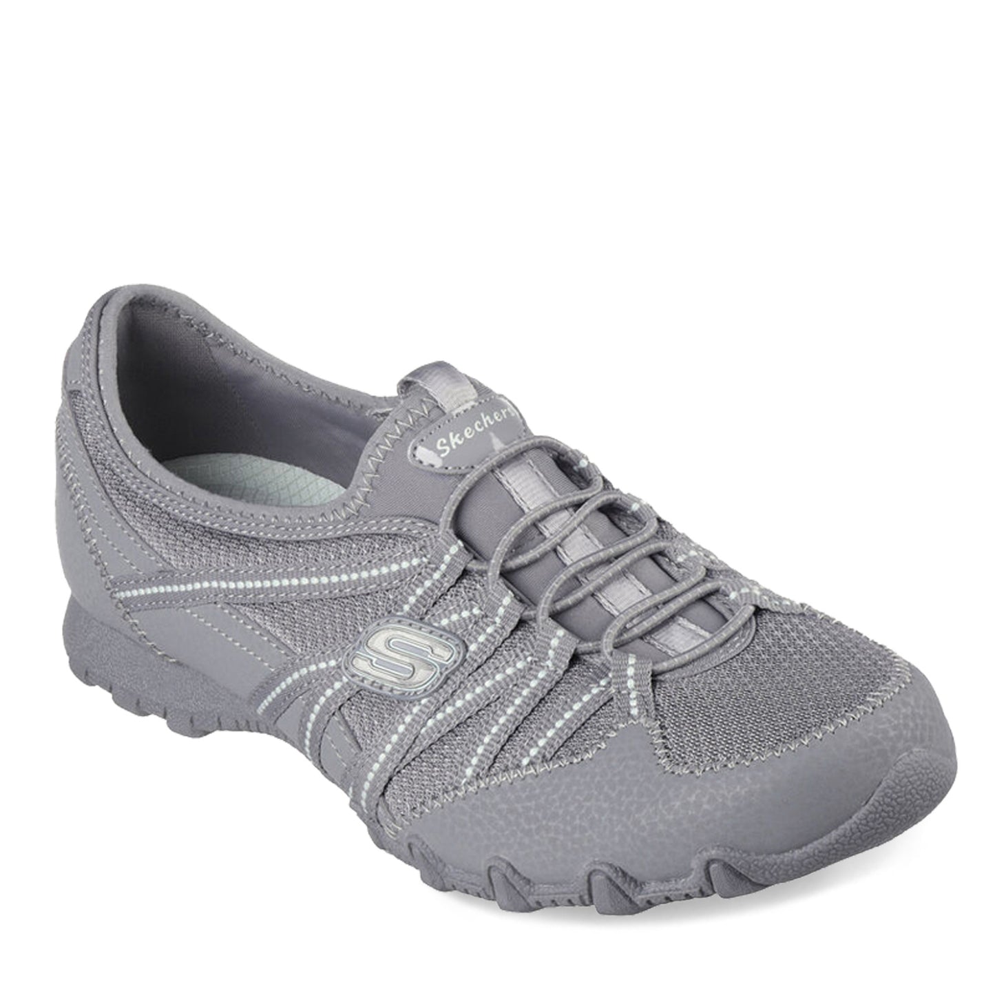 Peltz Shoes  Women's Skechers Relaxed Fit: Bikers Lite – Relive Slip-On grey 100560-GRY