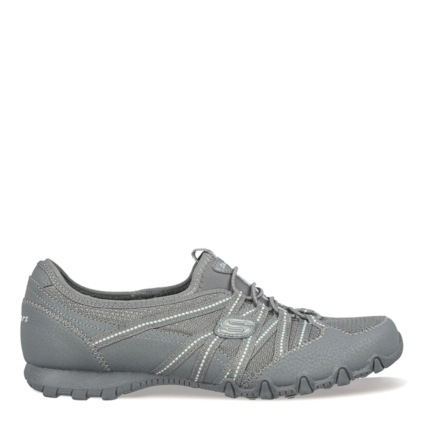 Peltz Shoes  Women's Skechers Relaxed Fit: Bikers Lite – Relive Slip-On grey 100560-GRY