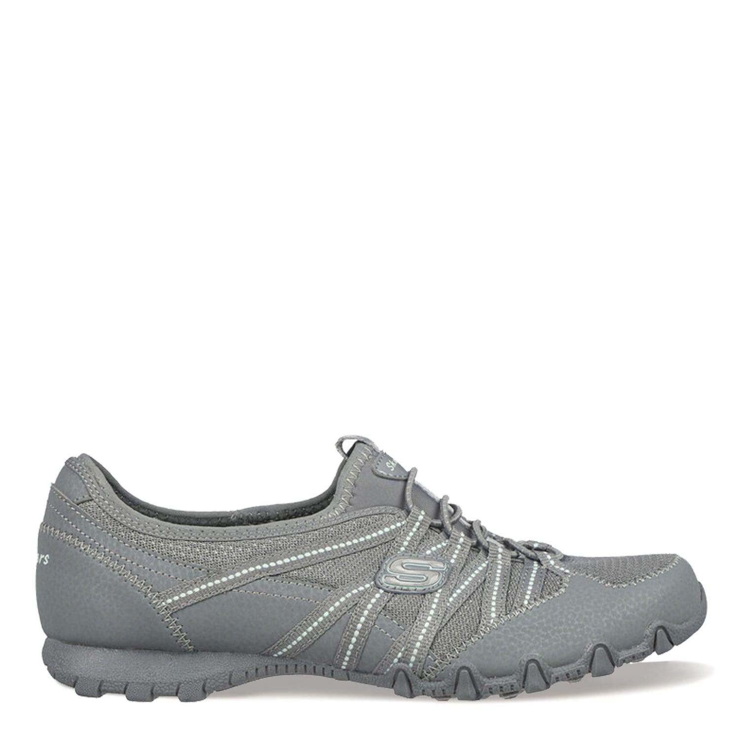 Peltz Shoes  Women's Skechers Relaxed Fit: Bikers Lite – Relive Slip-On grey 100560-GRY