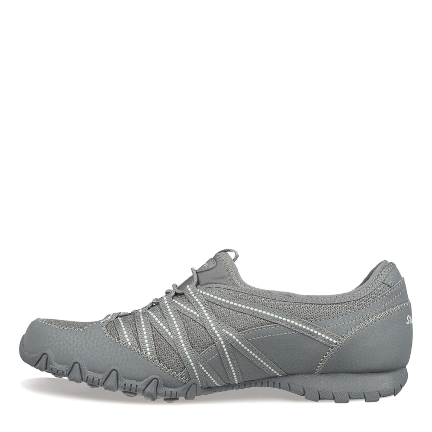 Peltz Shoes  Women's Skechers Relaxed Fit: Bikers Lite – Relive Slip-On grey 100560-GRY