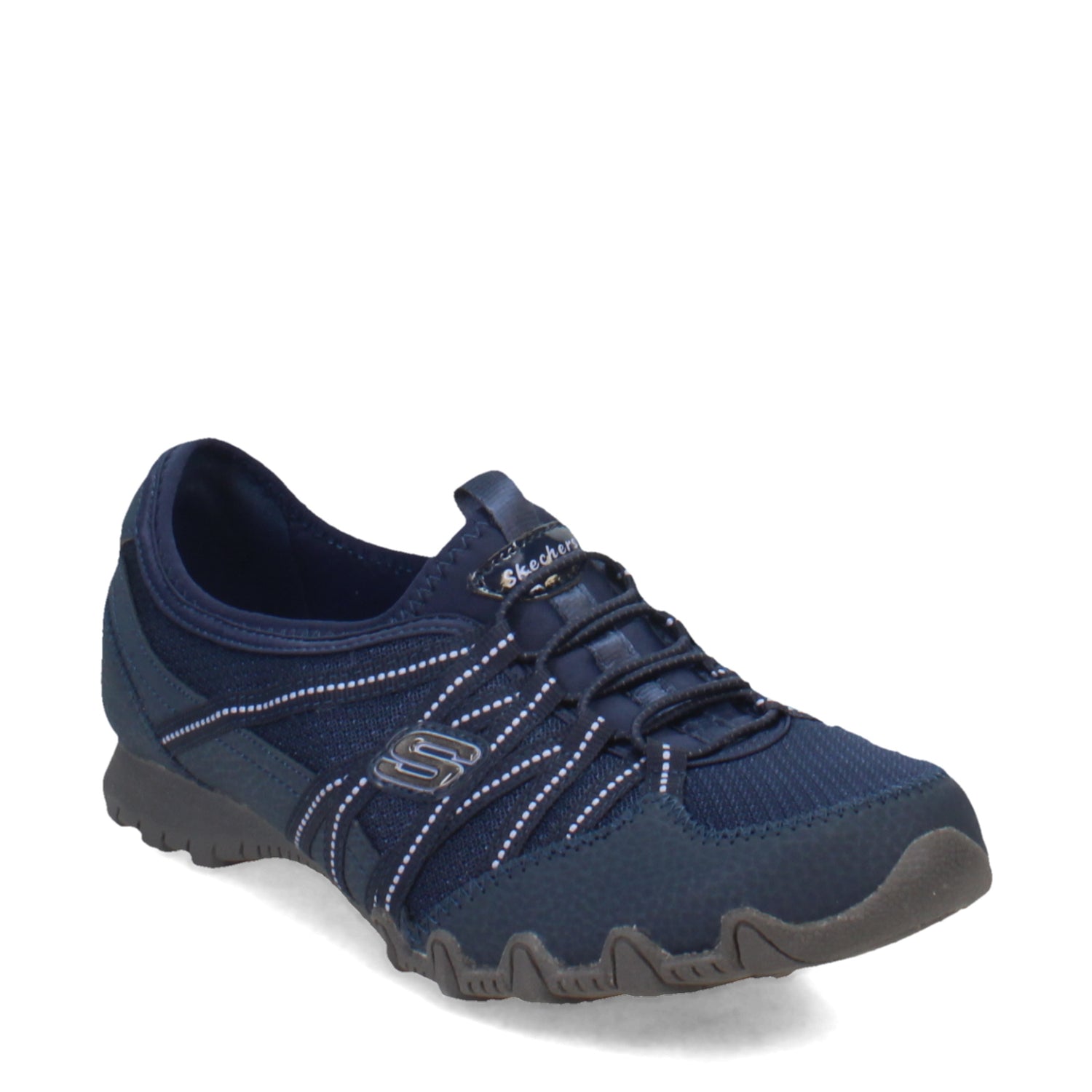Peltz Shoes  Women's Skechers Relaxed Fit: Bikers Lite – Relive Slip-On navy 100560-NVY