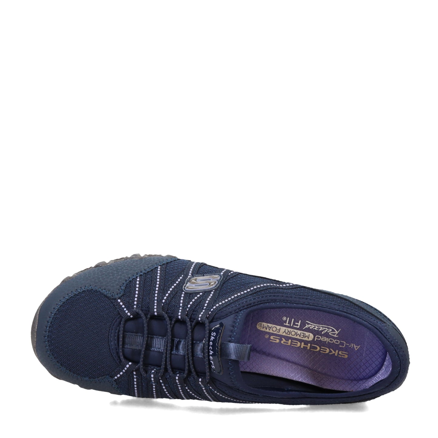 Peltz Shoes  Women's Skechers Relaxed Fit: Bikers Lite – Relive Slip-On navy 100560-NVY