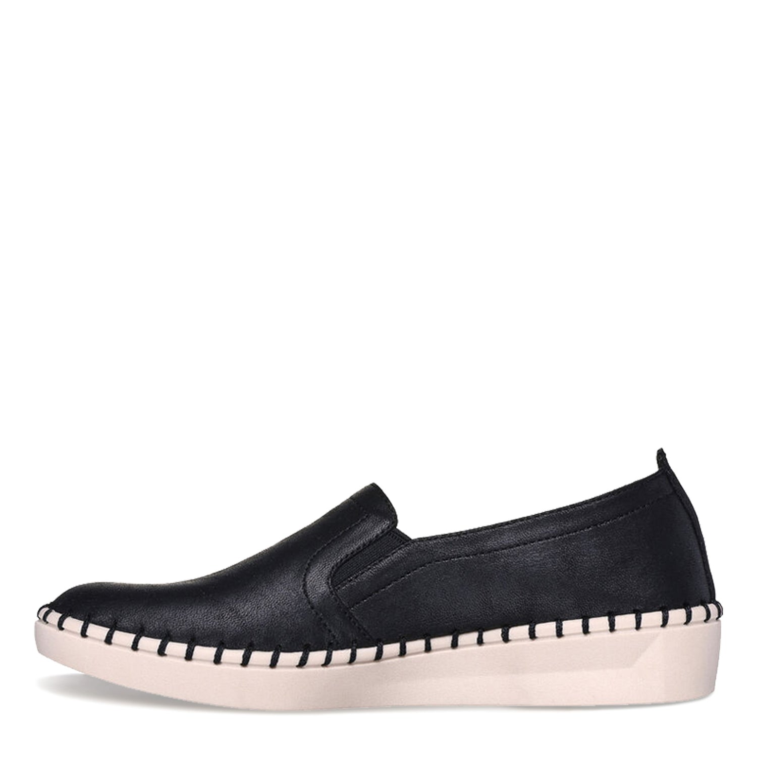 Peltz Shoes  Women's Skechers Sepulveda 2.0 - So Smooth Slip-on BLACK 100578-BLK