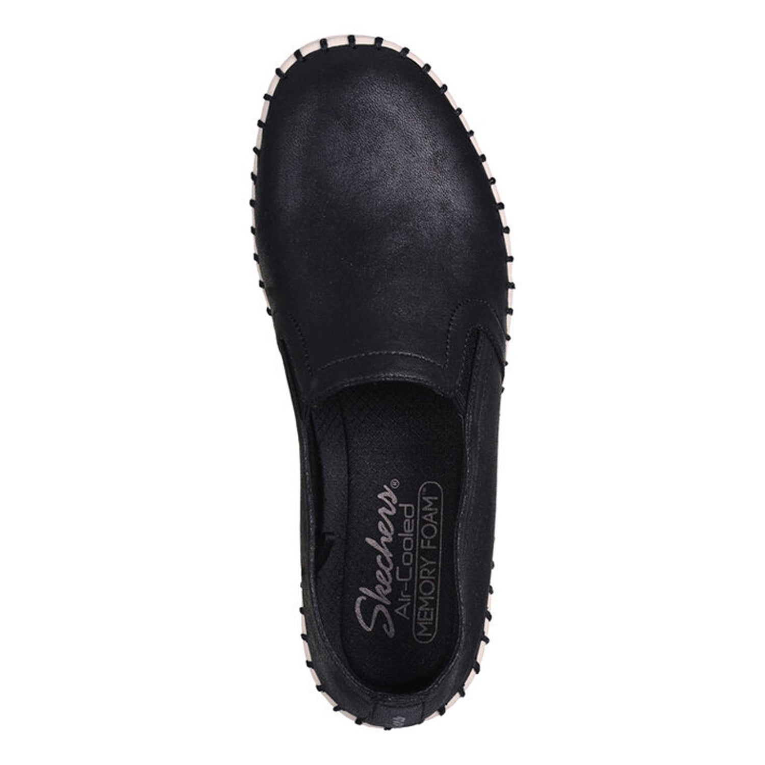 Peltz Shoes  Women's Skechers Sepulveda 2.0 - So Smooth Slip-on BLACK 100578-BLK