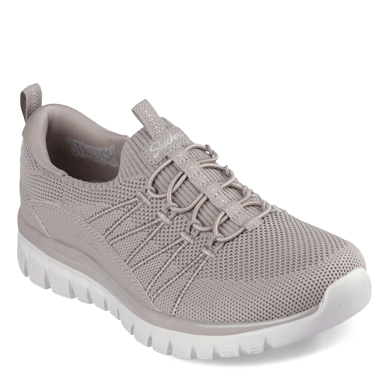 Skechers Womens Taupe Sneakers Women's Skechers, Graceful Picture