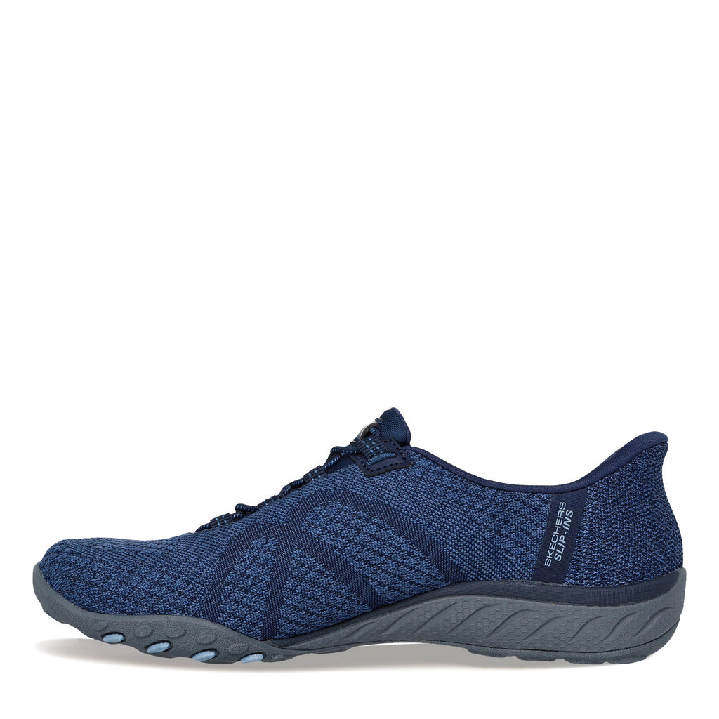 Women's Skechers, Slip-ins: Breathe-Easy - Knitty Waves Sneaker