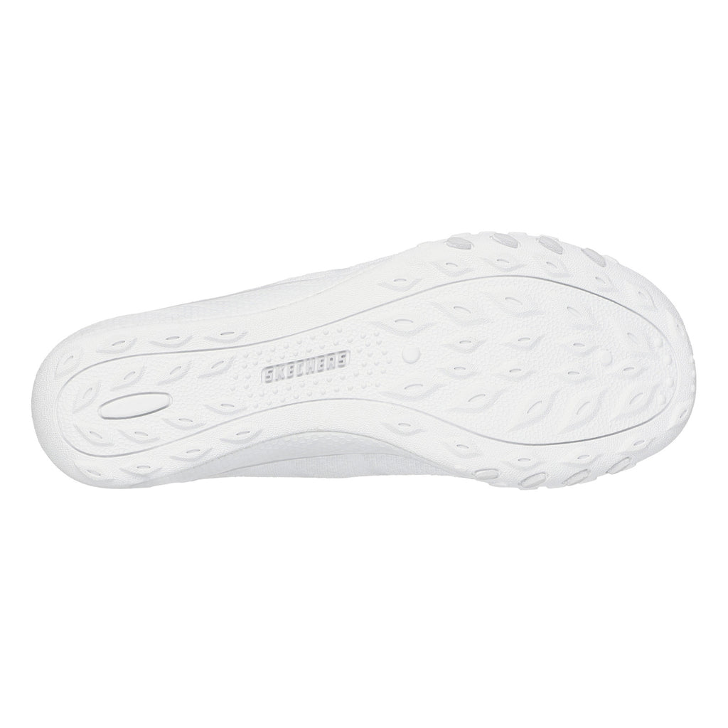 Women's Skechers Slip-ins: Breathe-Easy - Knitty Waves Sneaker WHITE 100762-WHT