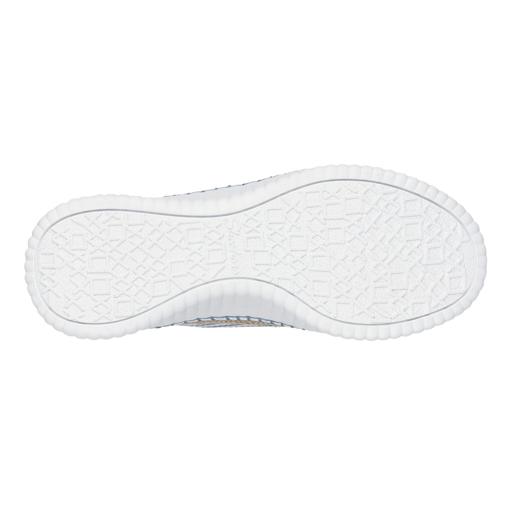 Women's Skechers Wilshire Blvd - Breezy Stroll Sneaker WHITE/BLUE 100826-WBL