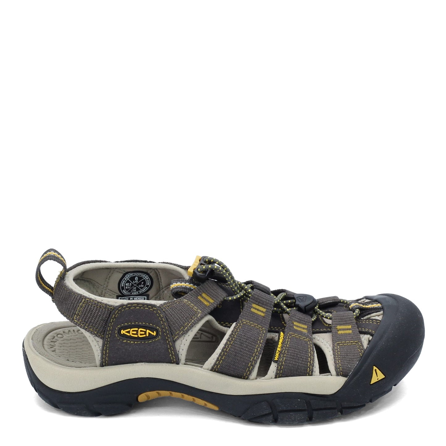 Peltz Shoes  Men's Keen Newport H2 Sandal RAVEN ALUMINUM 1008399