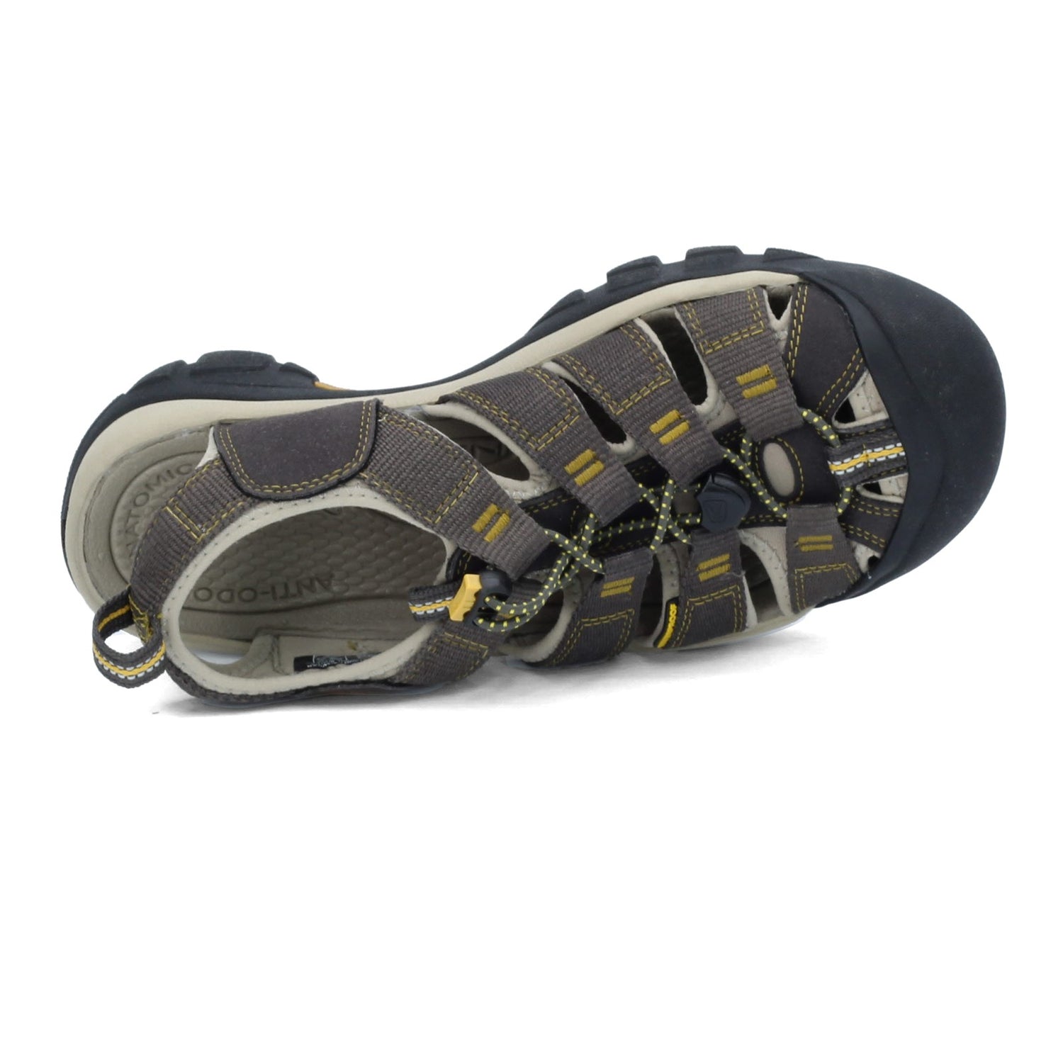 Peltz Shoes  Men's Keen Newport H2 Sandal RAVEN ALUMINUM 1008399