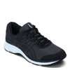 Peltz Shoes  Men's ASICS GEL-Contend 6 Running Shoe BLACK GRAY WHITE 1011A788-020