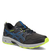 Peltz Shoes  Men's ASICS GEL-Venture 8 Trail Running Shoe BLACK / BLUE 1011A824.003