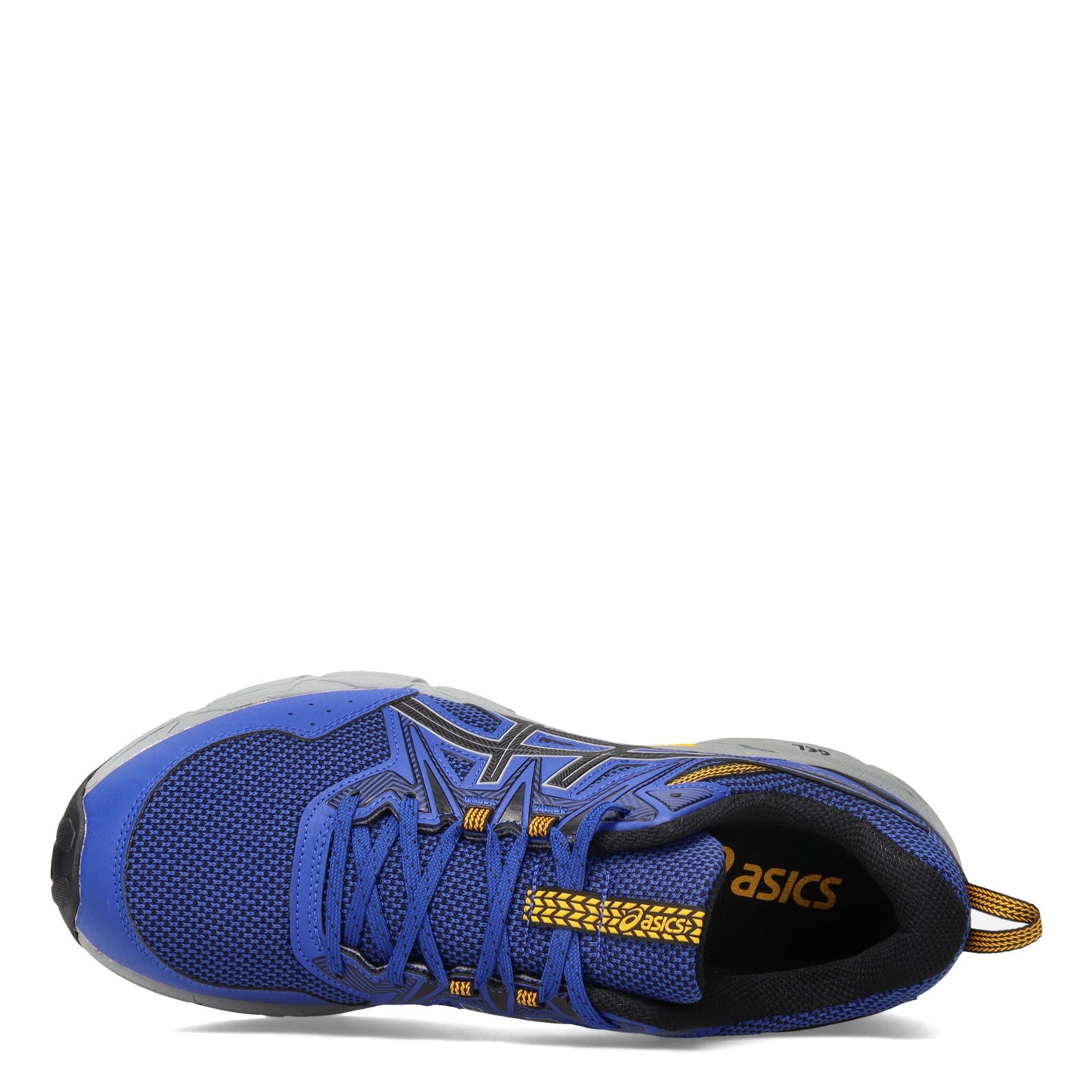 Peltz Shoes  Men's ASICS GEL-Venture 8 Trail Running Shoe BLUE BLACK 1011A824.402