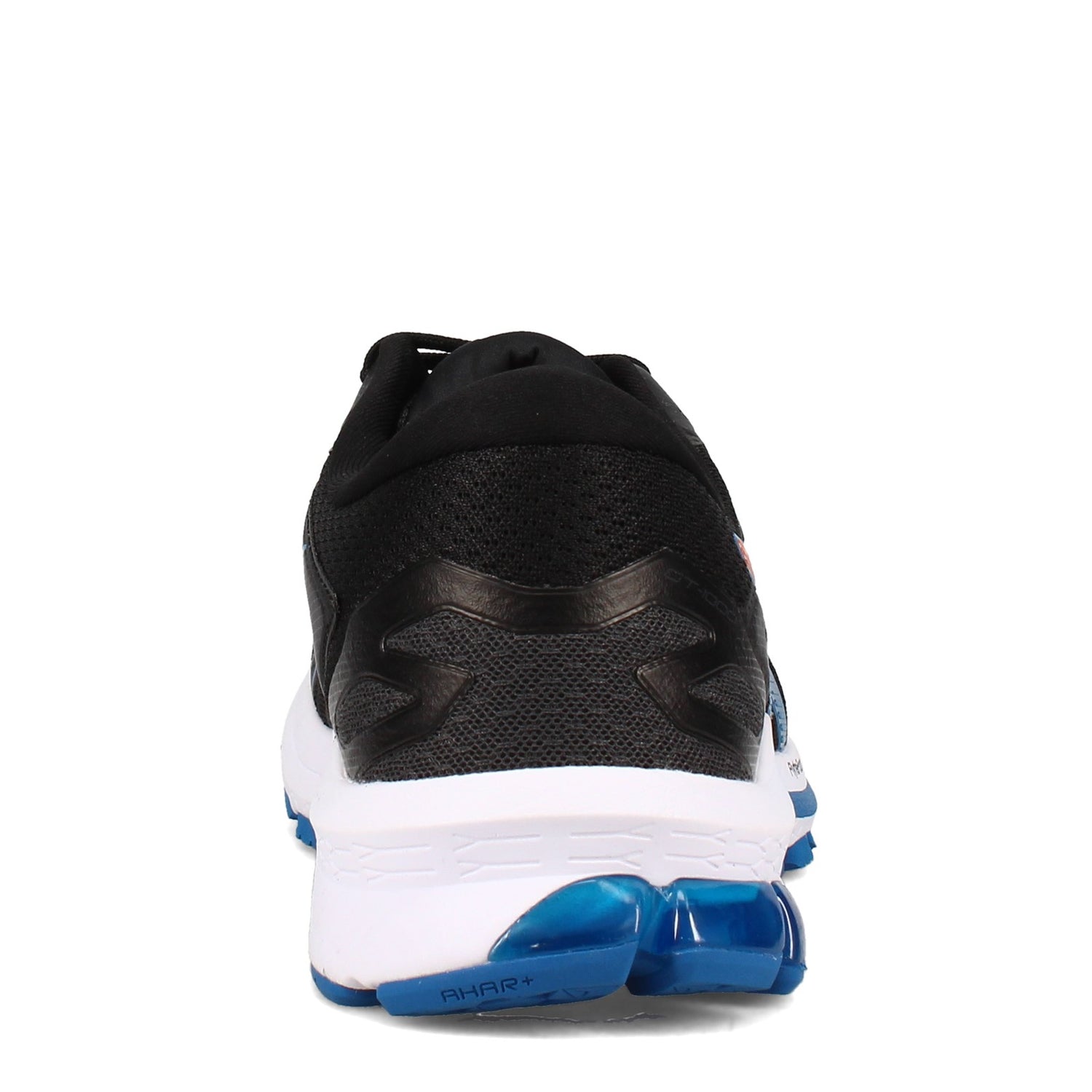 Peltz Shoes  Men's ASICS GT-1000 10 Running Shoe BLACK / BLUE 1011B001.005