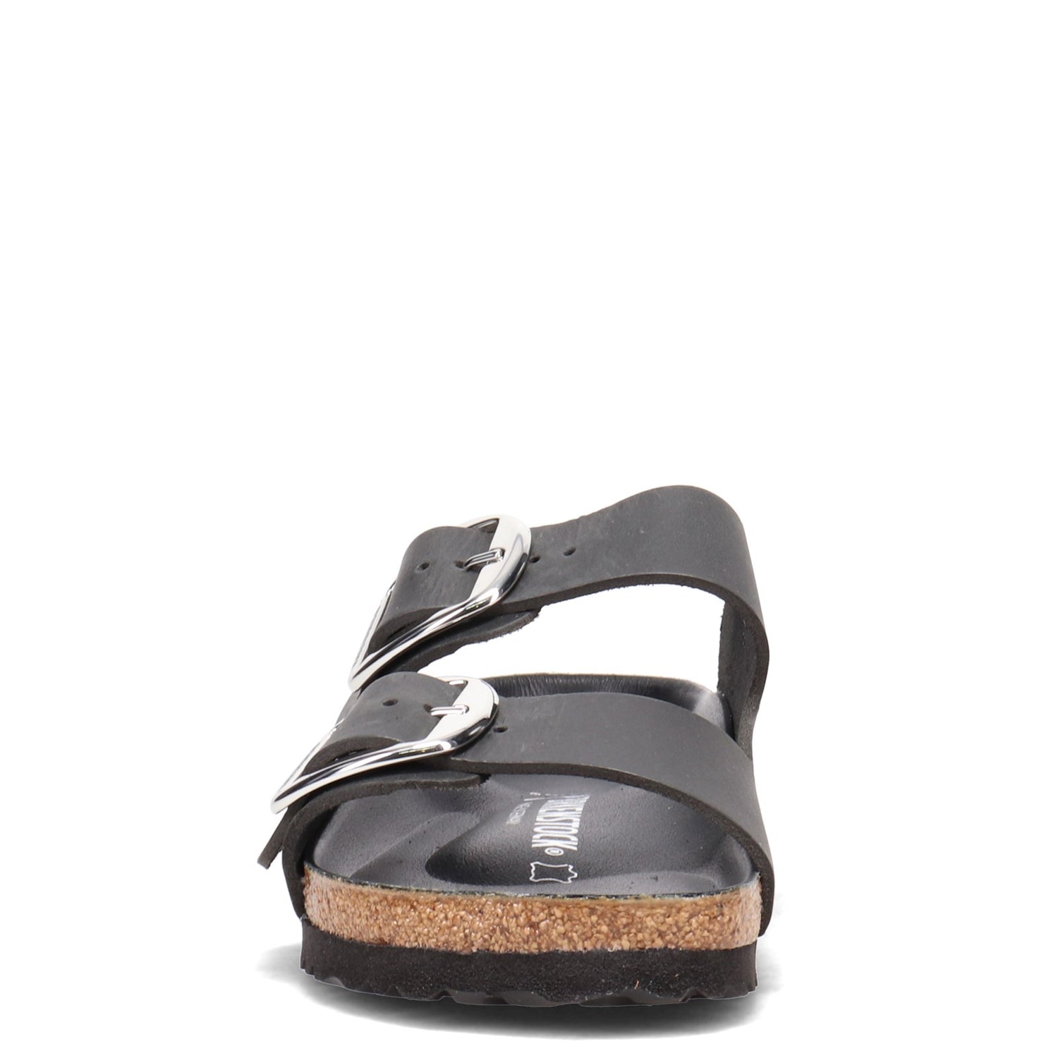 Peltz Shoes  Women's Birkenstock Arizona Big Buckle Sandal - Narrrow Width BLACK 1011075