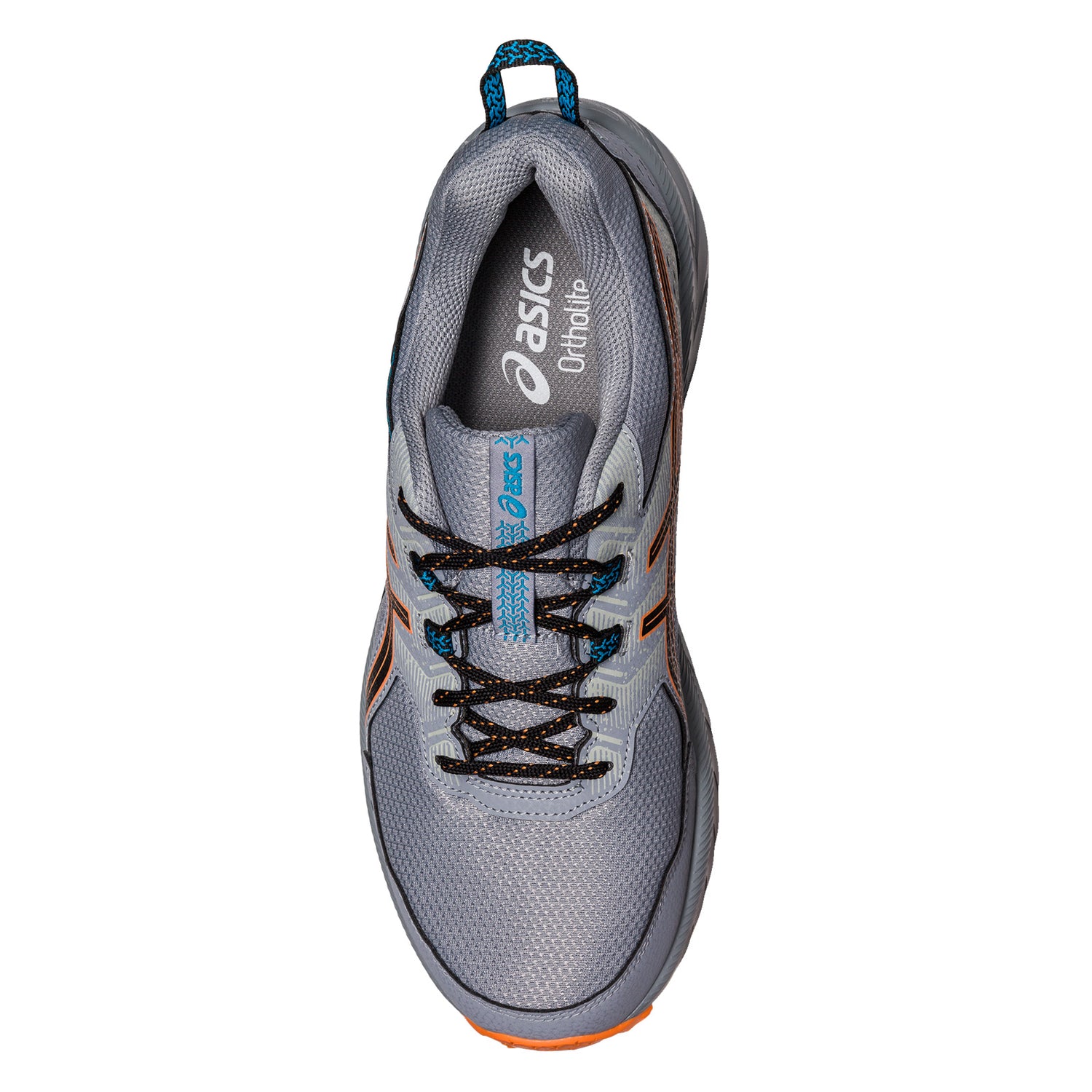 Peltz Shoes  Men's ASICS GEL-Venture 9 Trail Running Shoe SHEET ROCK/SUN PEACH 1011B486-020