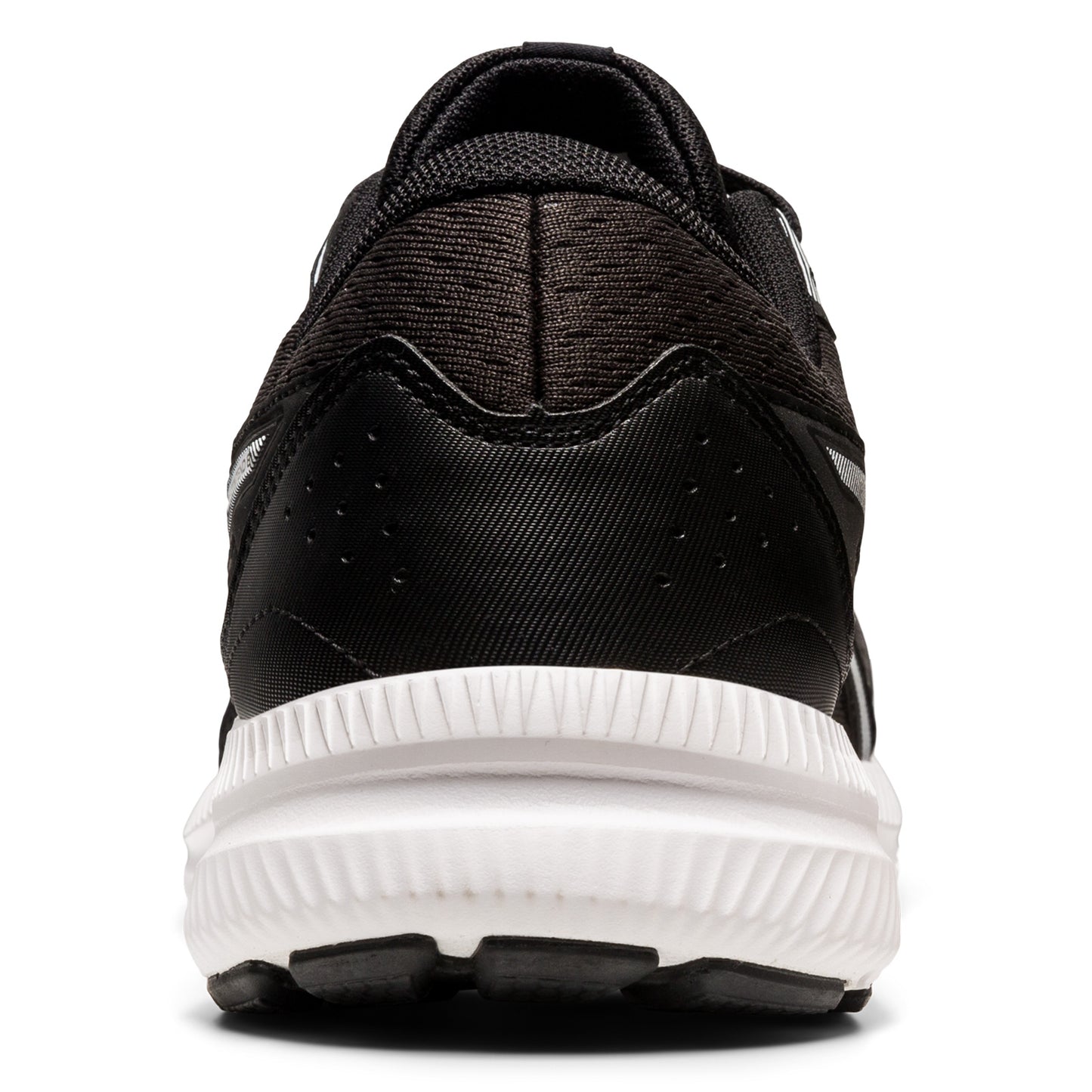 Peltz Shoes  Men's ASICS GEL-Contend 8 Running Shoe Black White 1011B492.002