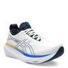 Peltz Shoes  Men's ASICS GEL-Nimbus 25 Running Shoe White Illusion 1011B547-104