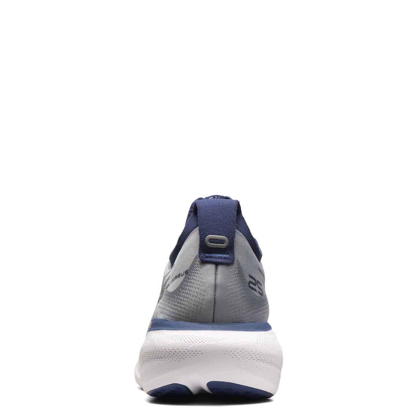 Peltz Shoes  Men's ASICS GEL-Nimbus 25 Running Shoe - Wide Width Sheet Rock / Indigo 1011B625-021