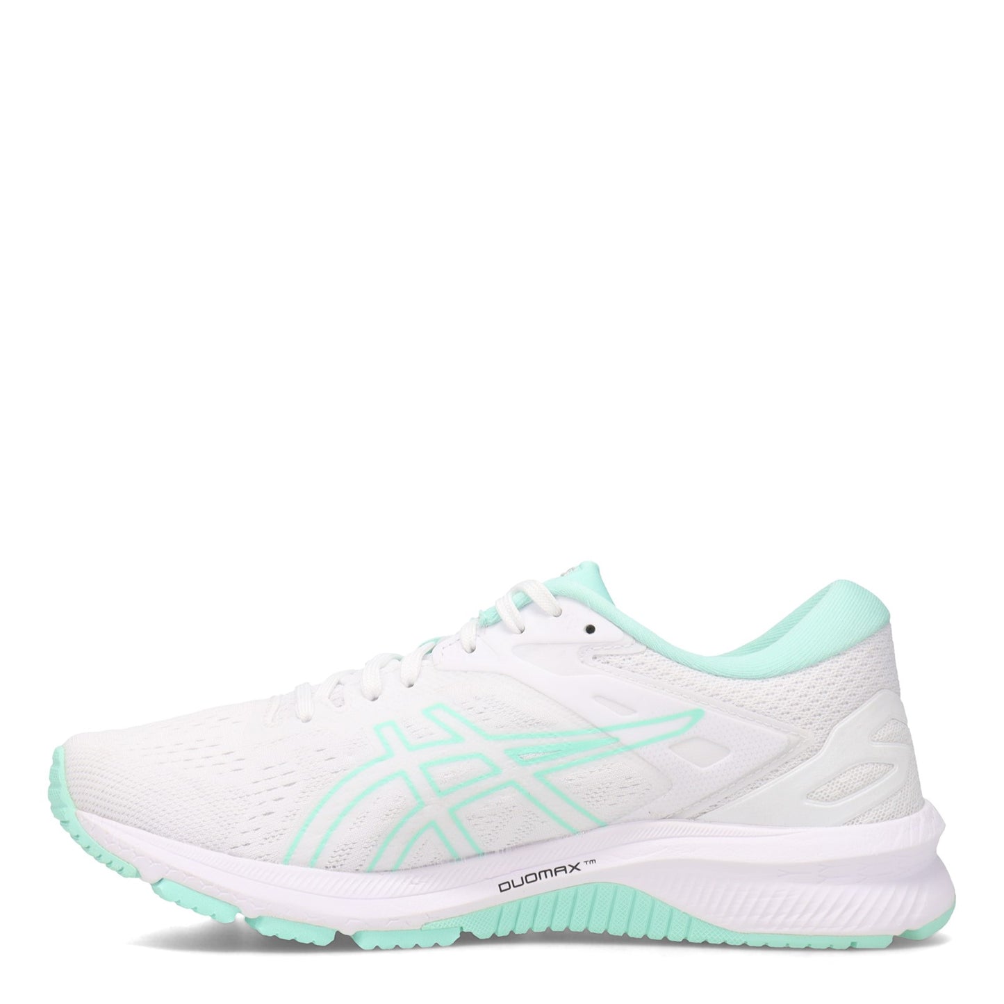 Peltz Shoes  Women's ASICS GT-1000 10 Running Shoe WHITE SILVER 1012A878.101