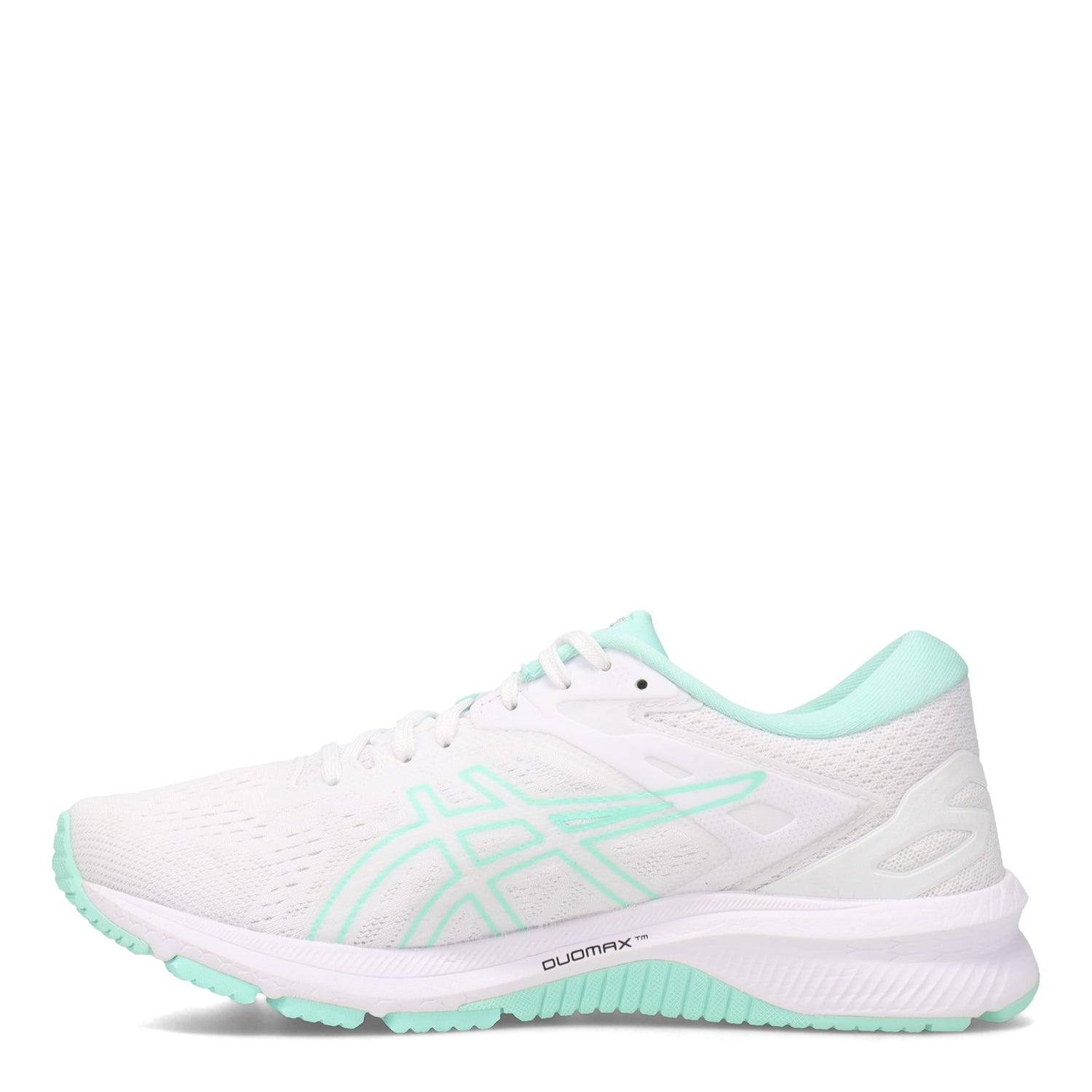 Peltz Shoes  Women's ASICS GT-1000 10 Running Shoe WHITE SILVER 1012A878.101