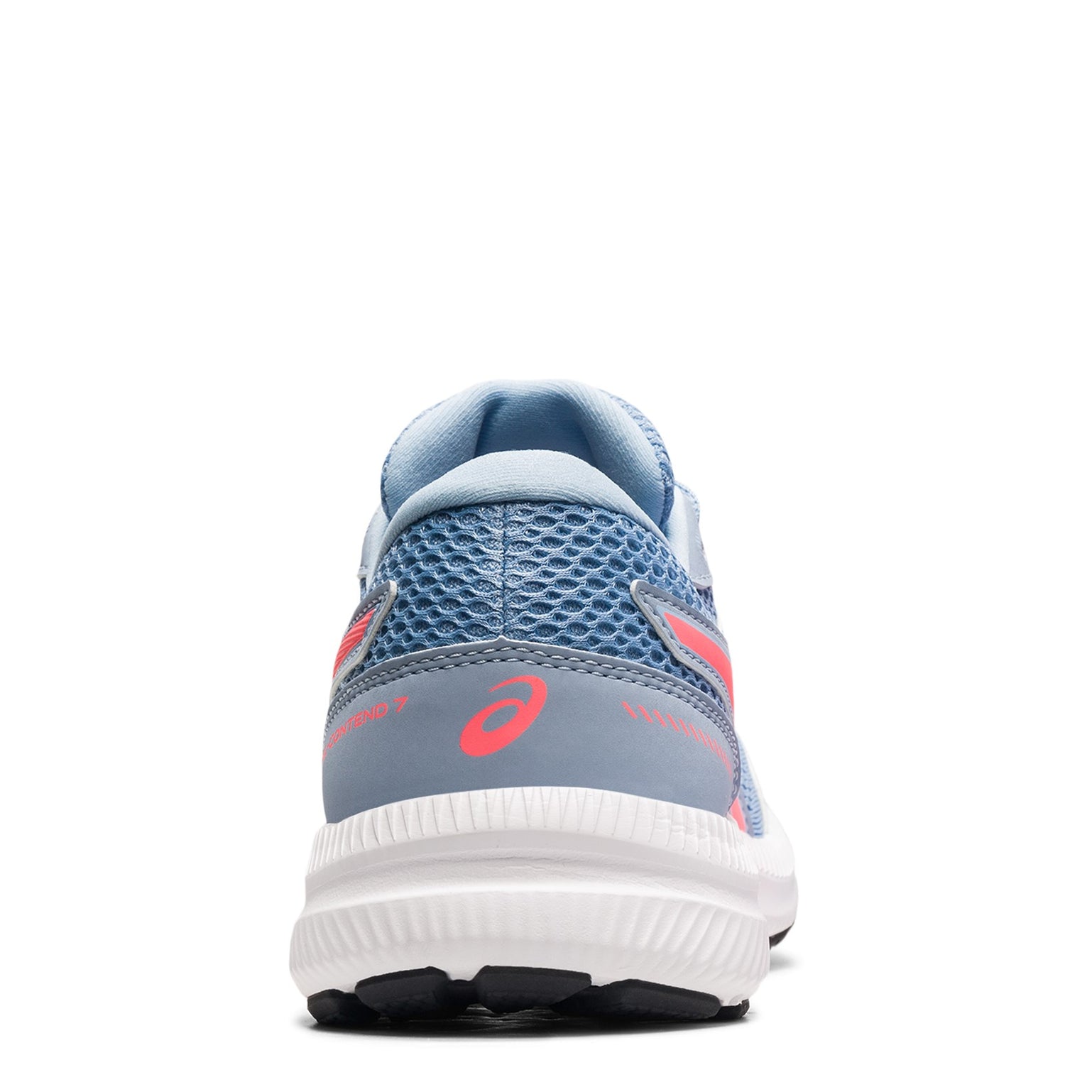 Peltz Shoes  Women's ASICS GEL-Contend 7 Running Shoe - Wide Width MIST / CORAL 1012A910.406