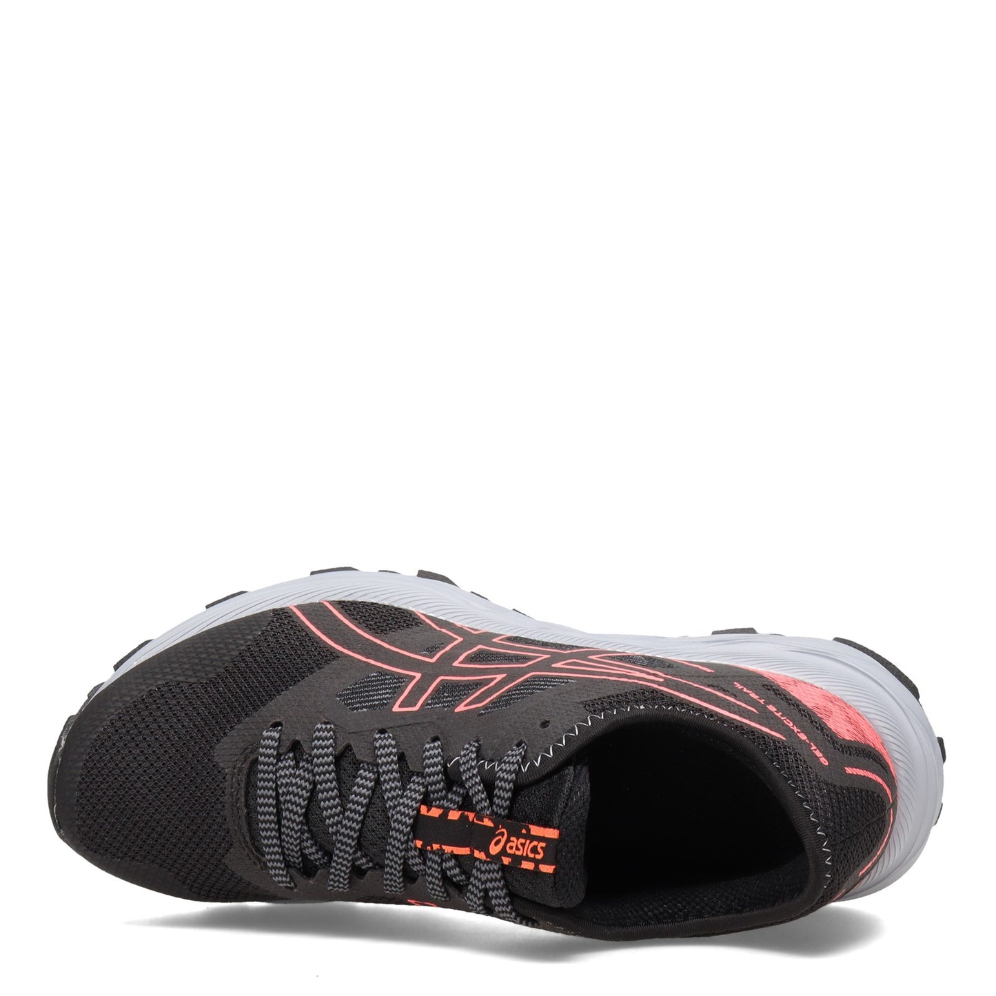 Peltz Shoes  Women's ASICS GEL-Excite Trail Running Shoe BLACK CORAL 1012B051.001