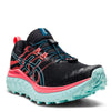 Peltz Shoes  Women's ASICS Trabuco Max Trail Running Shoe BLACK CORAL 1012A901.003