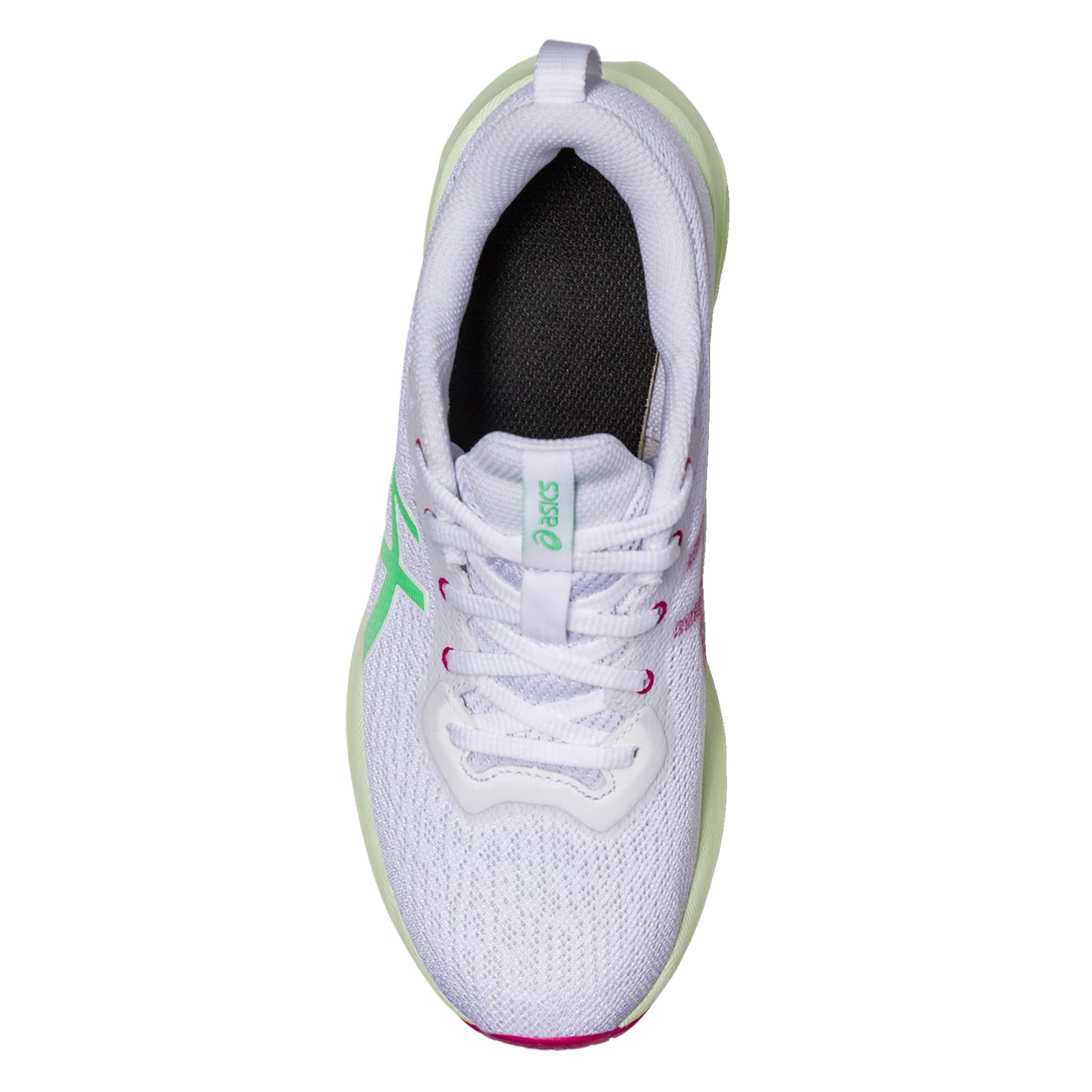 Peltz Shoes  Women's ASICS Versablast 2 Running Shoe WHITE/TOUMALINE 1012B179-100