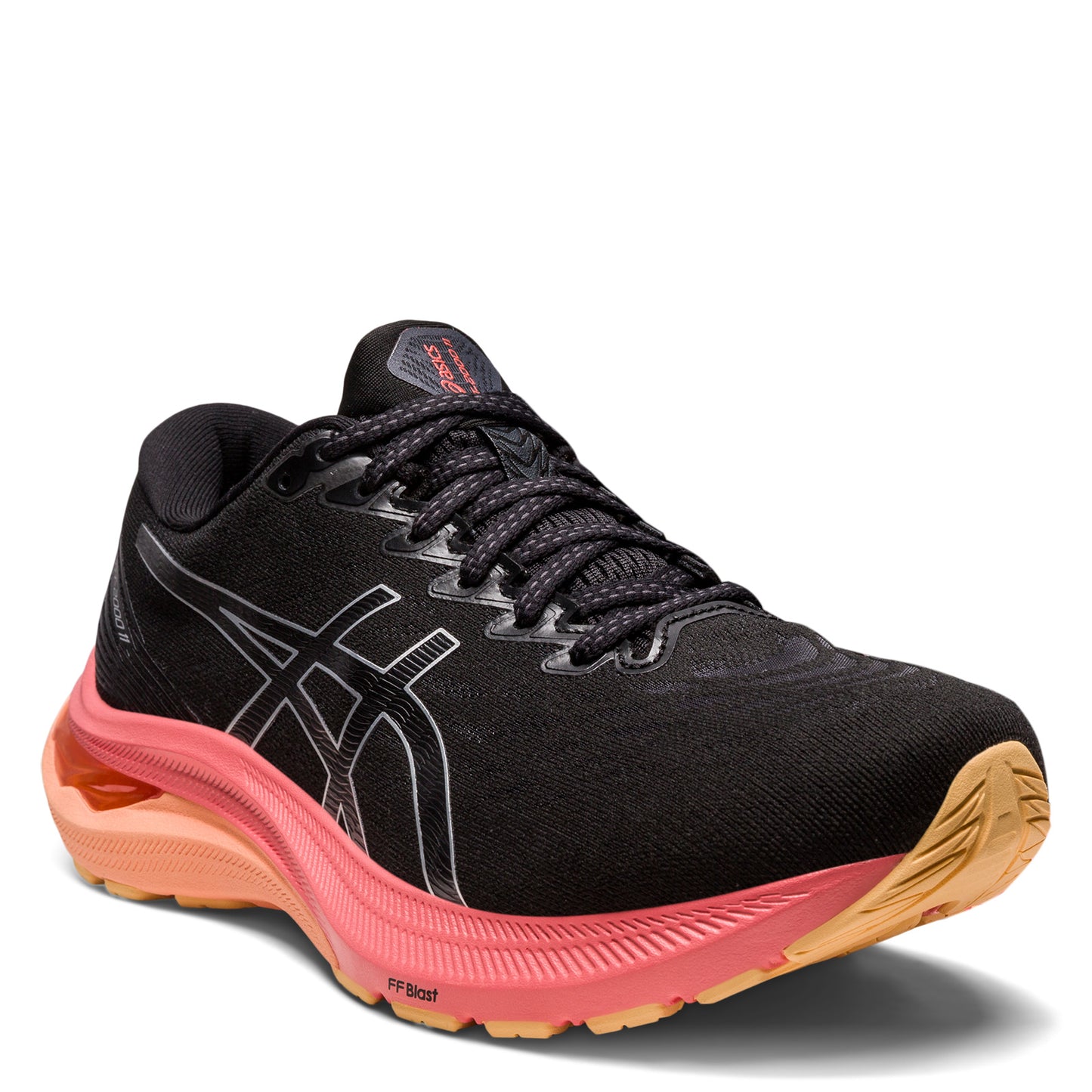 Peltz Shoes  Women's ASICS GT-2000 11 Running Shoe BLACK/PURE SILVER 1012B271-006