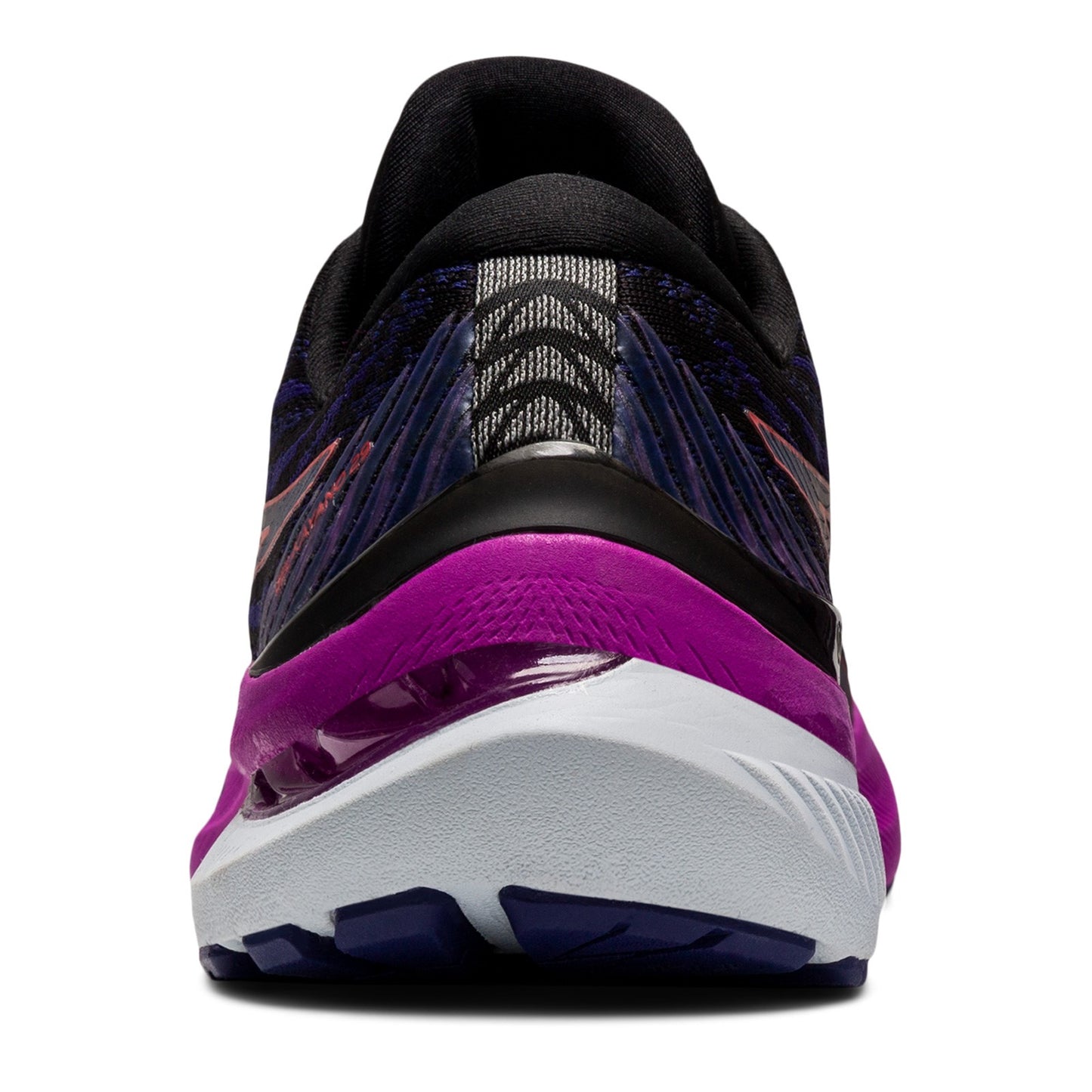 Peltz Shoes  Women's ASICS GEL-Kayano 29 Running Shoe - Wide Width Black Red Pink 1012B297.003