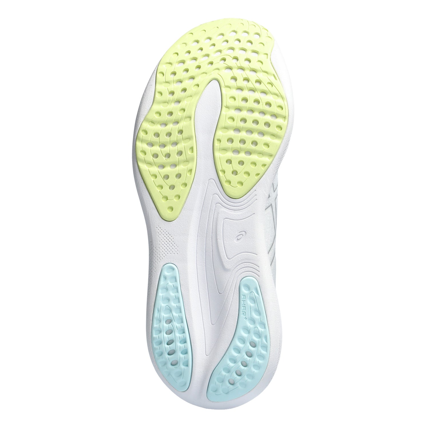 Peltz Shoes  Women's ASICS GEL-Nimbus 25 Running Shoe White Silver Lining Pastel 1012B356-105
