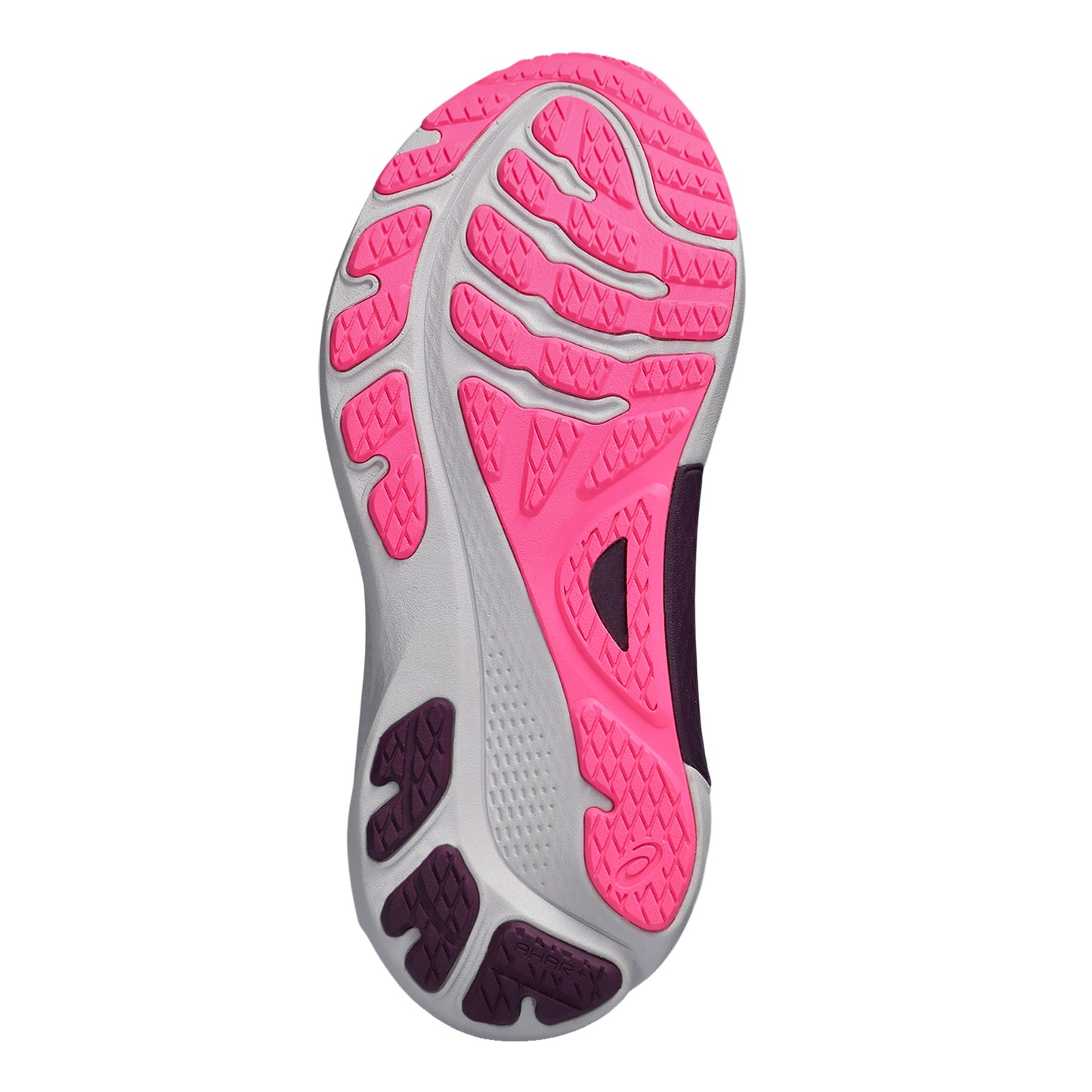 Peltz Shoes  Women's ASICS GEL-Kayano 30 Running Shoe - Wide Width Black Lilac 1012B503-004