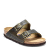 Peltz Shoes  Women's Birkenstock Arizona Soft Footbed Sandal - Narrow Fit JADE GREEN 1014 452 N