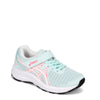 Peltz Shoes  Girl's ASICS Contend 7 PS Running Shoe - Little Kid AQUA 1014A194.402