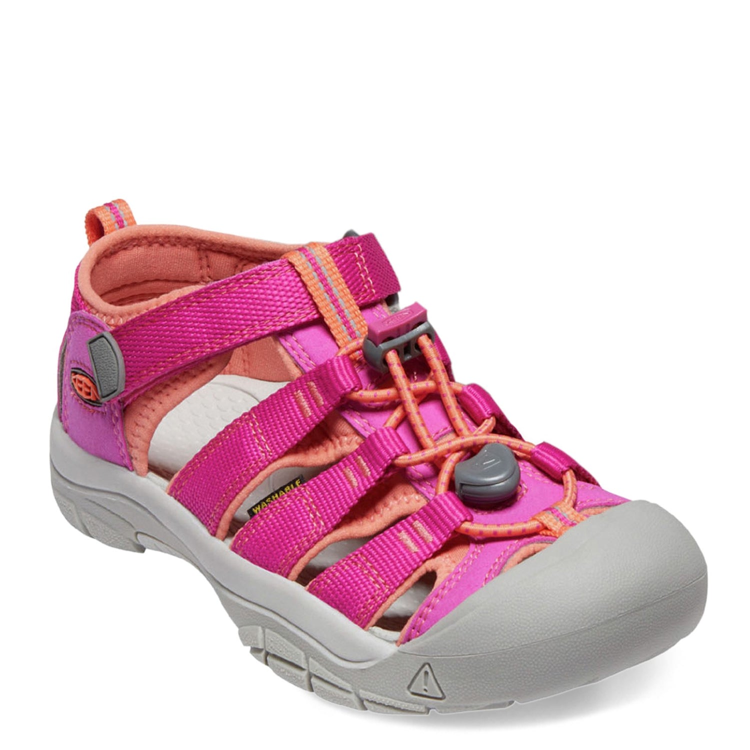 Peltz Shoes  Girl's Keen Newport H2 Sandal - Little Kid & Big Kid Very Berry/Fushion Coral 1014267