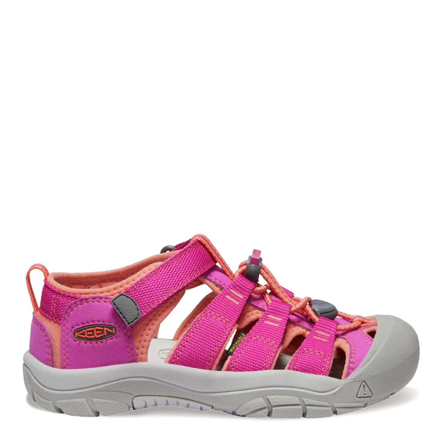 Peltz Shoes  Girl's Keen Newport H2 Sandal - Little Kid & Big Kid Very Berry/Fushion Coral 1014267